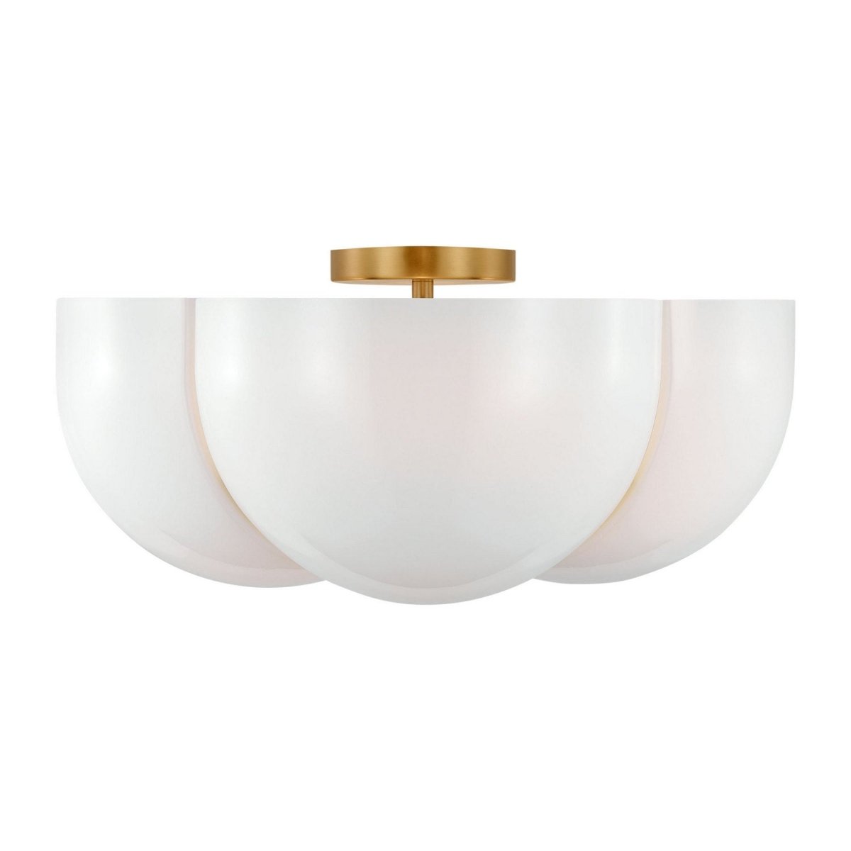 Semi-plafonnier Cheverny - Blanc mat by Visual Comfort Studio | Luminaires & cie