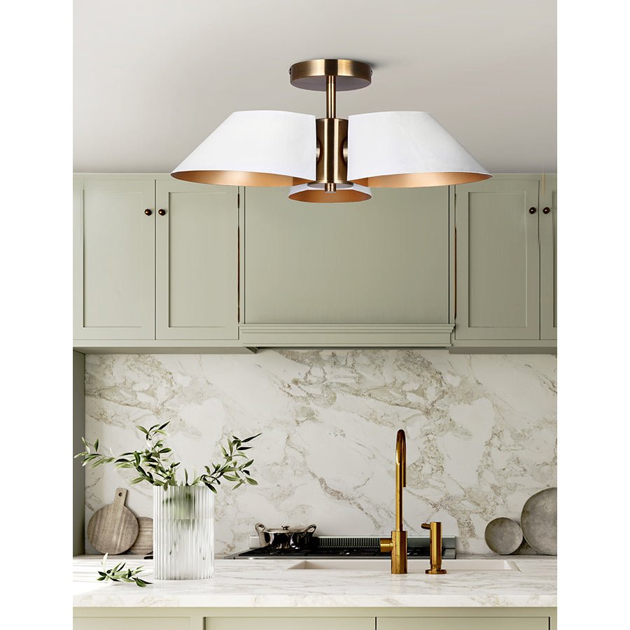 Semi - plafonnier Daxton - 20" by Canarm | Luminaires & cie