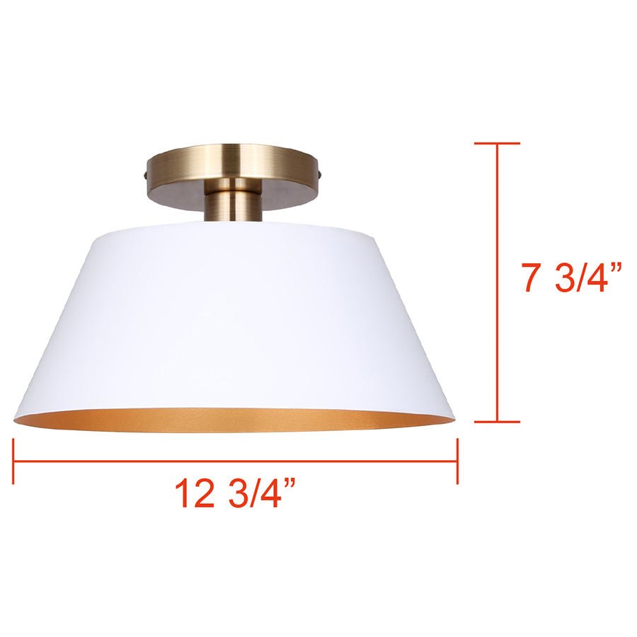 Semi - plafonnier Daxton - 20" by Canarm | Luminaires & cie