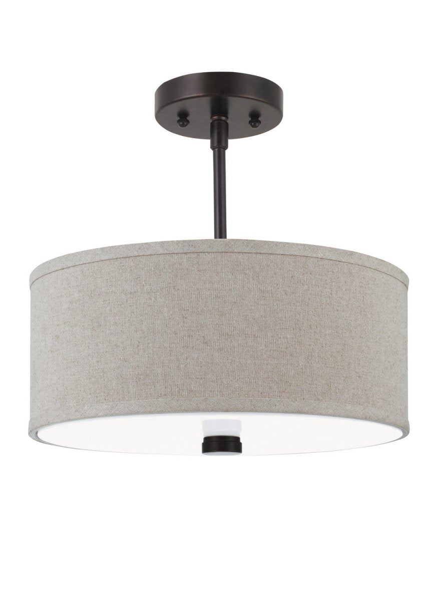 Semi-plafonnier Dayna Shade Pendants - Bronze by Visual Comfort Studio | Luminaires & cie