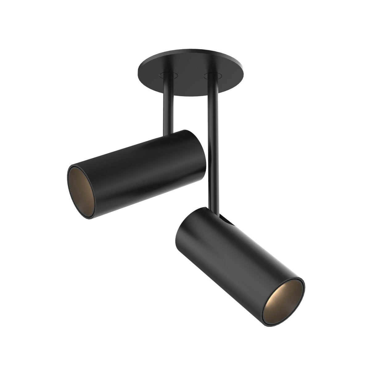 Semi - plafonnier Downey - Noir 2 3/8" 6 1/4" by Kuzco Lighting | Luminaires & cie