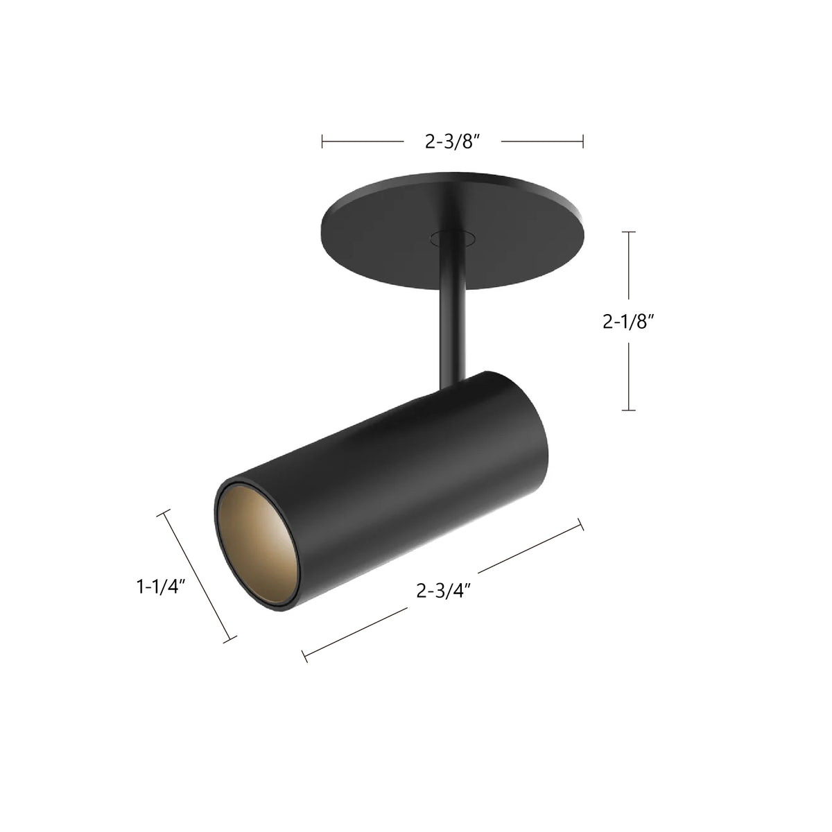 Tête de rail Downey Noir, 2 3/8", 4 1/4" – vue 4