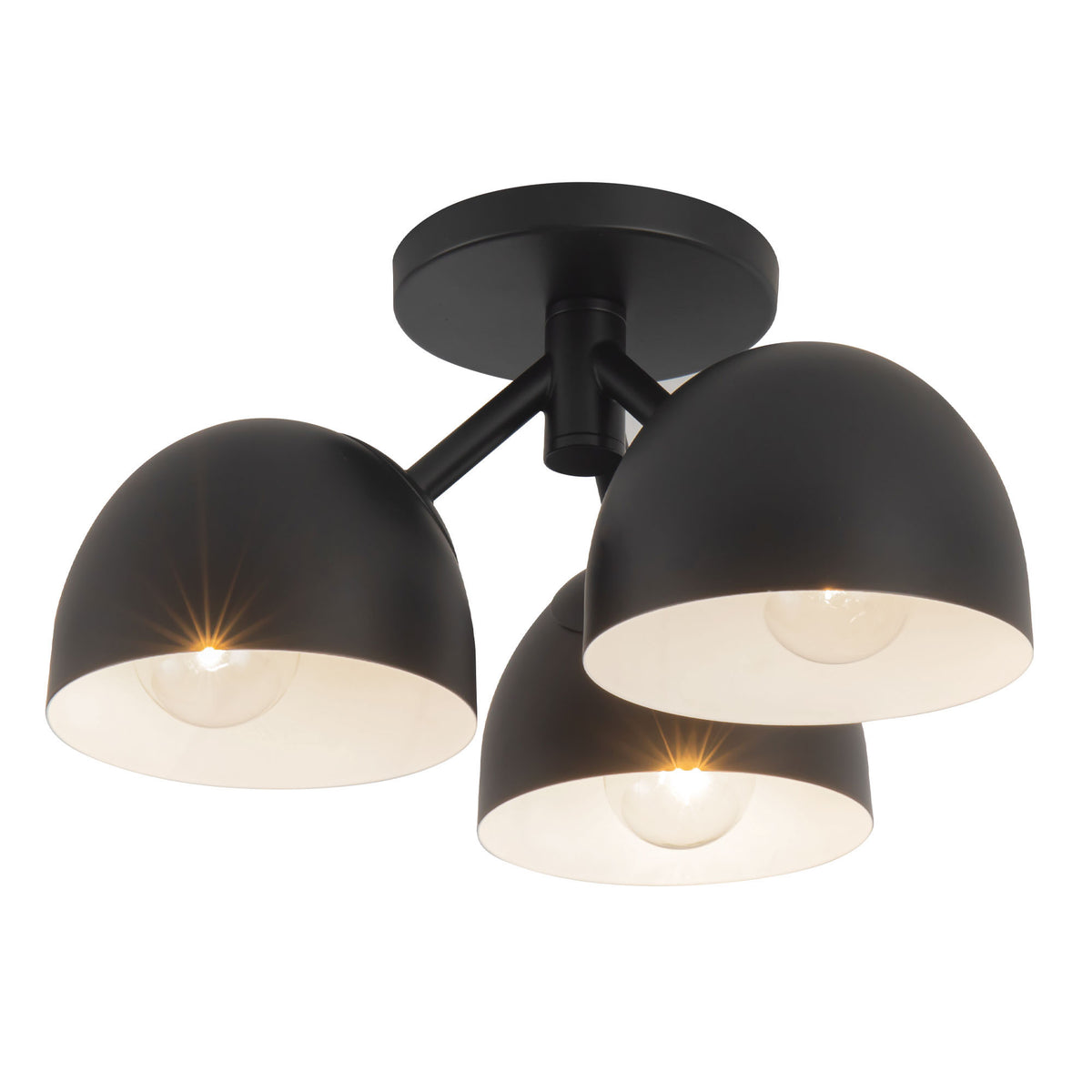 Semi-plafonnier Fosso Noir, 12 1/2" – vue 4