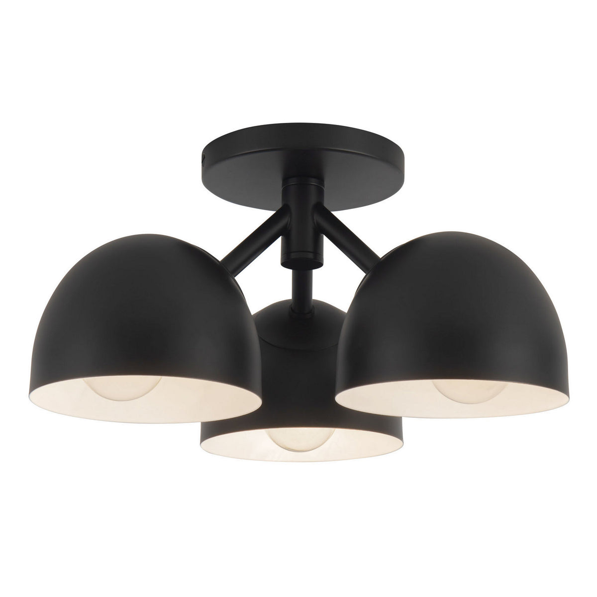 Semi-plafonnier Fosso Noir, 12 1/2" – Kuzco Lighting