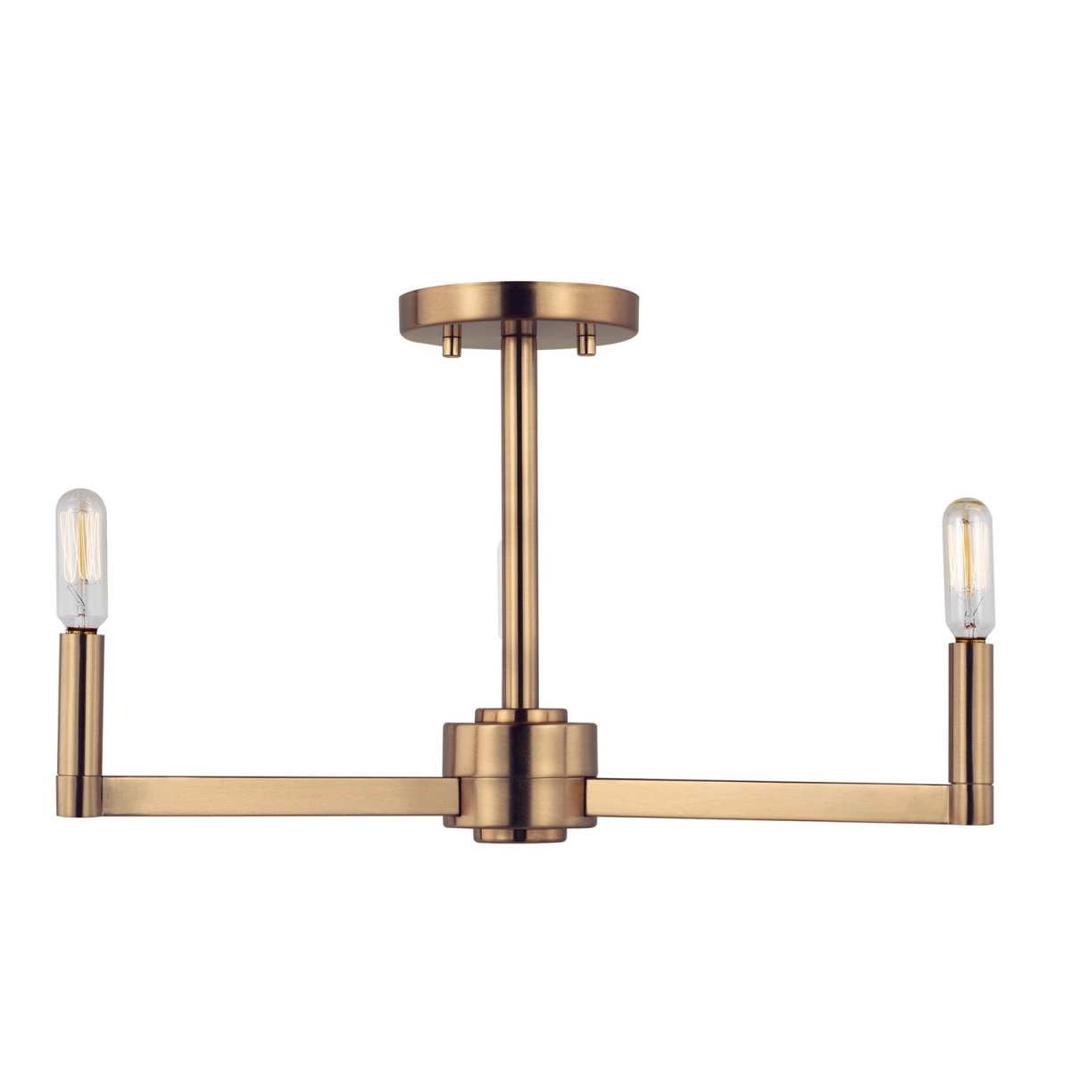 Semi-plafonnier Fullton - Laiton satiné 20" by Visual Comfort Studio | Luminaires & cie