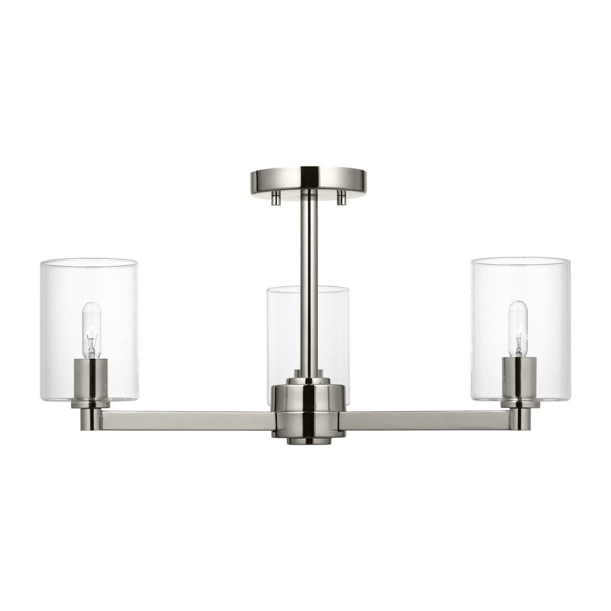 Semi-plafonnier Fullton - Nickel brossé 23 1/8" by Visual Comfort Studio | Luminaires & cie