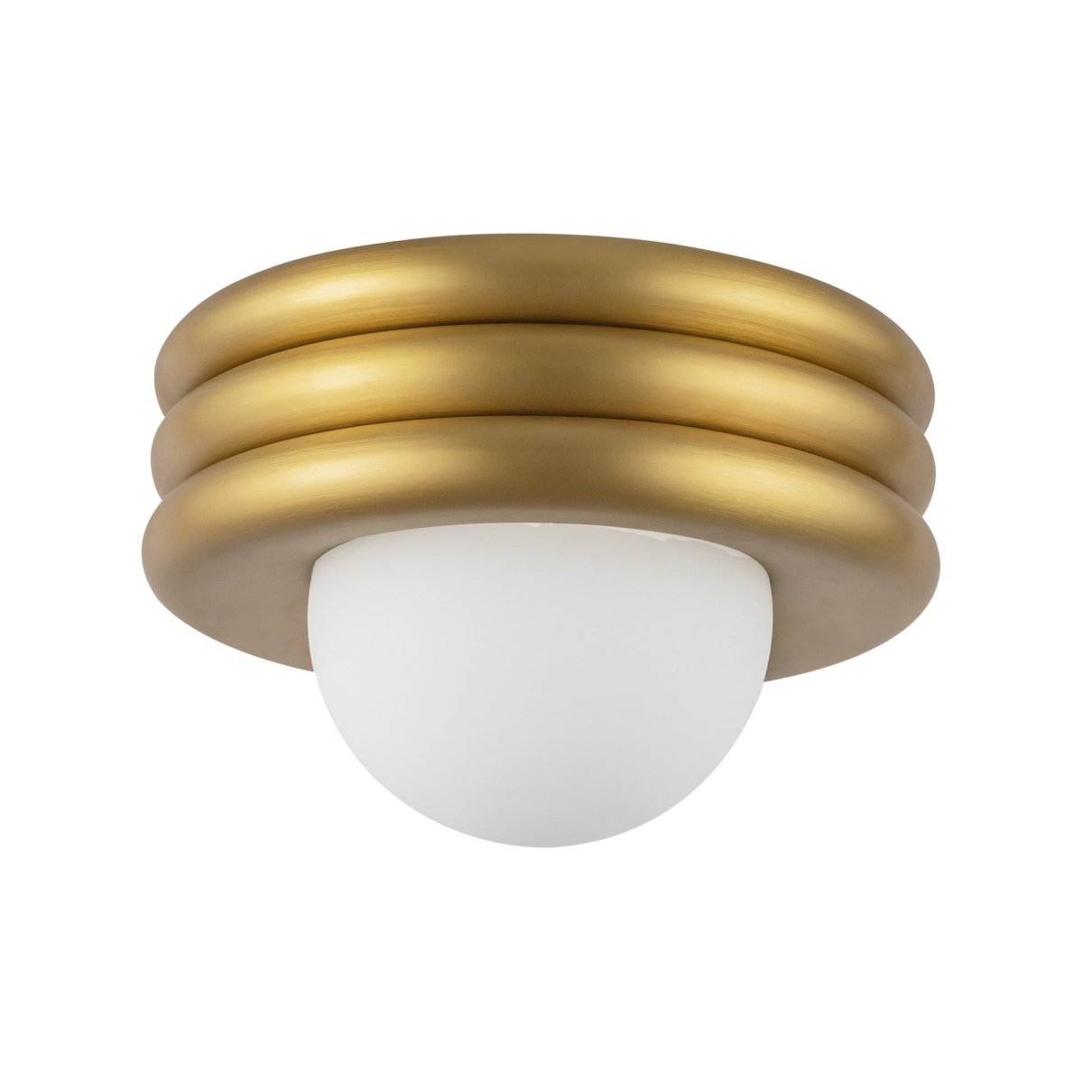 Semi - plafonnier Harvey - Or brossé by Alora Lighting | Luminaires & cie
