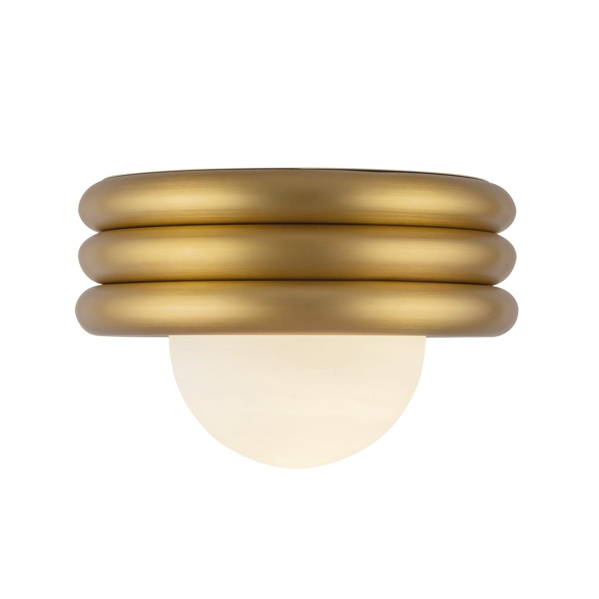 Semi - plafonnier Harvey - Or brossé by Alora Lighting | Luminaires & cie