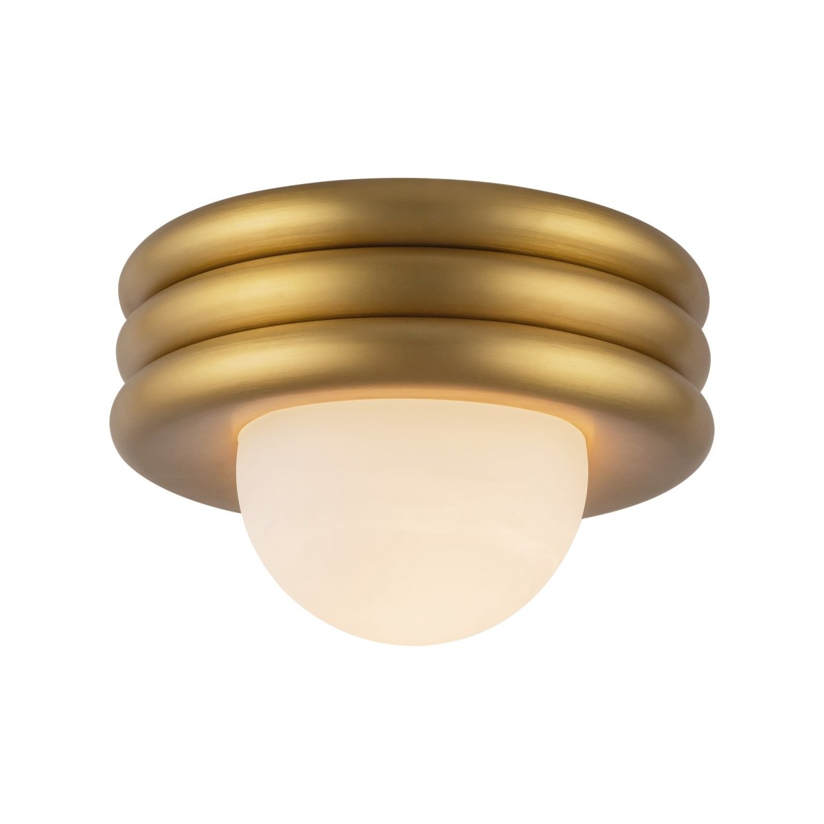 Semi - plafonnier Harvey - Or brossé by Alora Lighting | Luminaires & cie