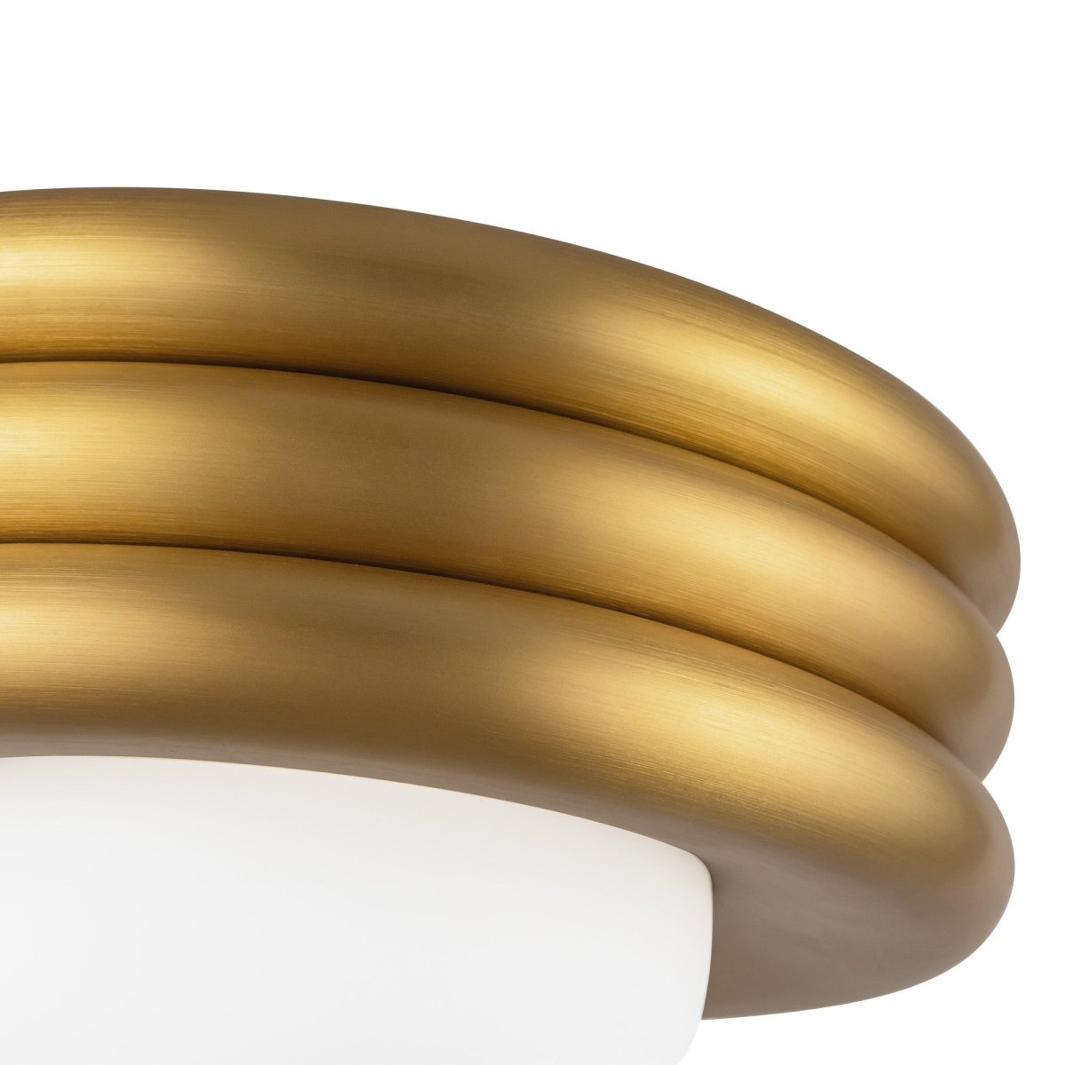 Semi - plafonnier Harvey - Or brossé by Alora Lighting | Luminaires & cie