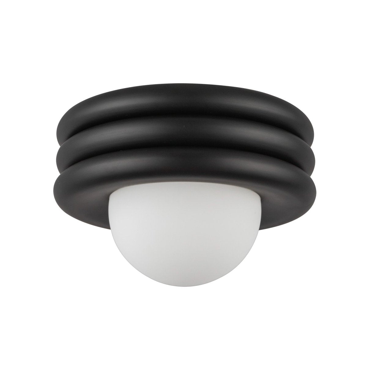 Semi - plafonnier Harvey - Noir mat by Alora Lighting | Luminaires & cie