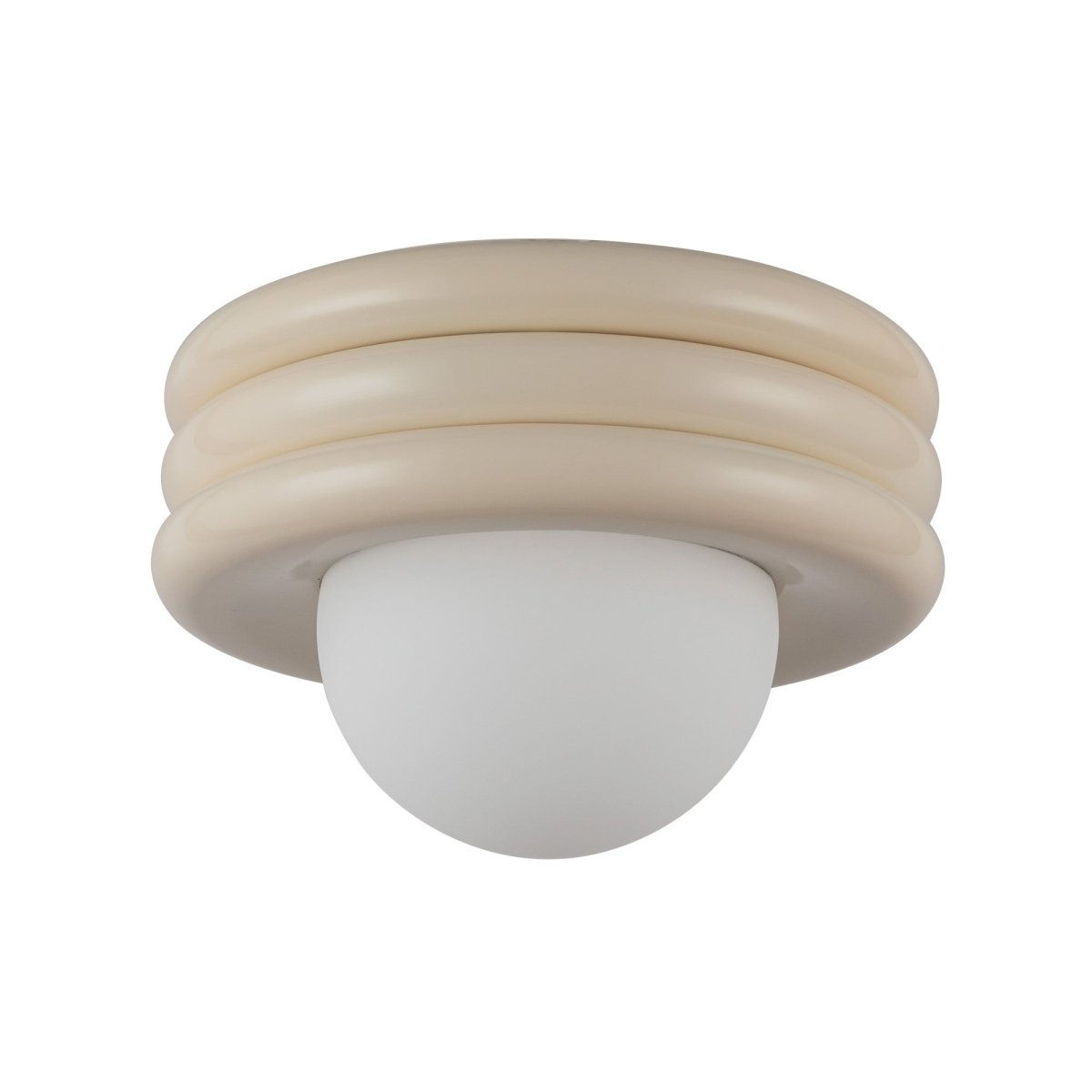 Semi - plafonnier Harvey - Blanc perlé by Alora Lighting | Luminaires & cie