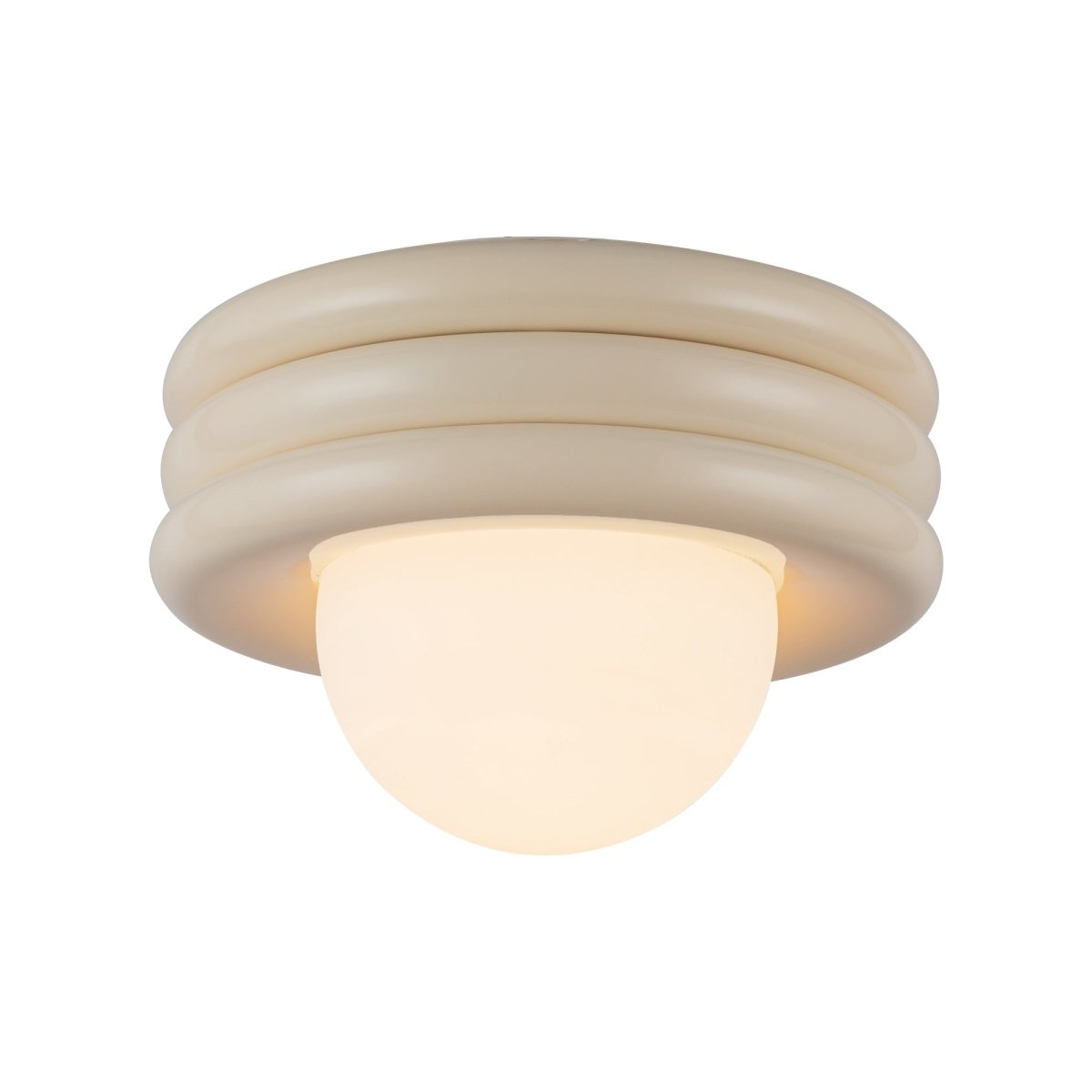 Semi - plafonnier Harvey - Blanc perlé by Alora Lighting | Luminaires & cie
