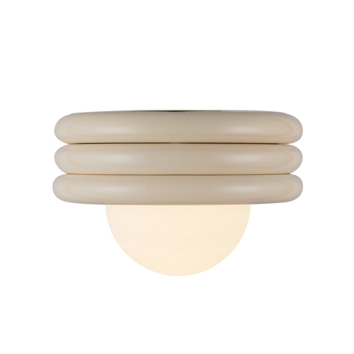 Semi - plafonnier Harvey - Blanc perlé by Alora Lighting | Luminaires & cie