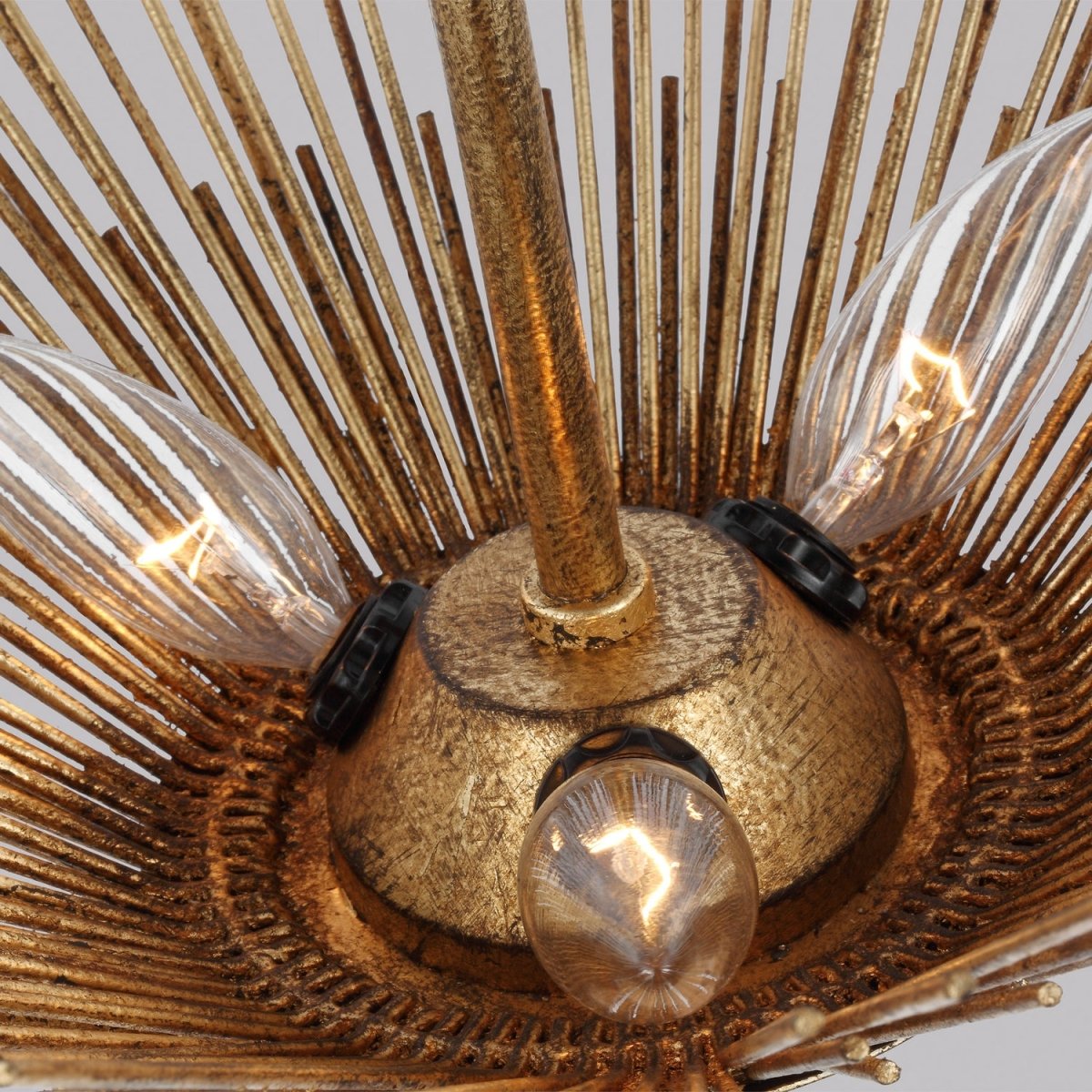 Semi-plafonnier Helios - Fer vieilli by Visual Comfort Studio | Luminaires & cie