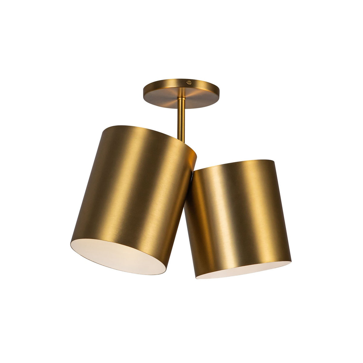 Semi-plafonnier Keiko Or brossé – Kuzco Lighting