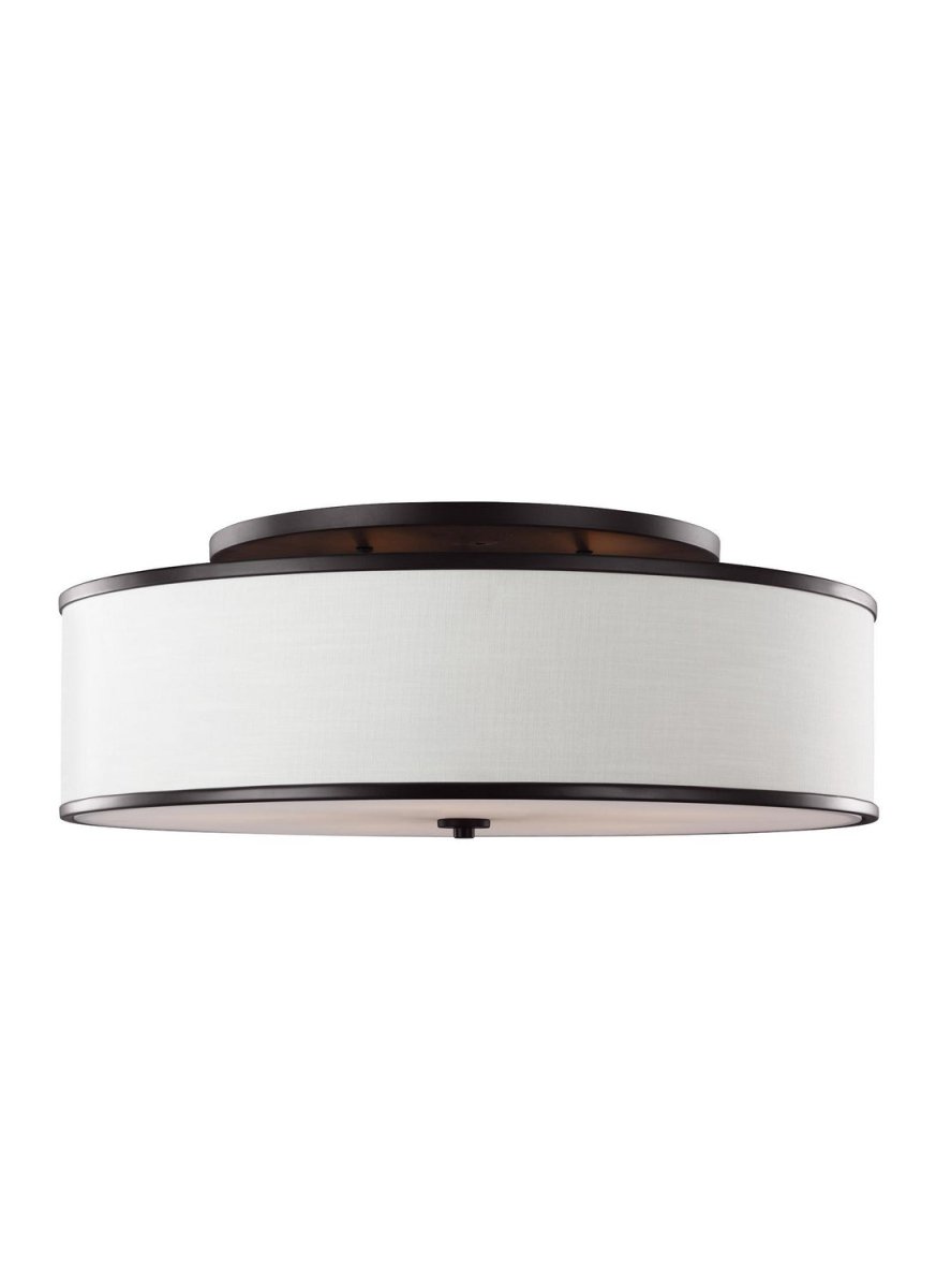 Semi-plafonnier Lennon - Bronze huilé 30 1/4" by Visual Comfort Studio | Luminaires & cie