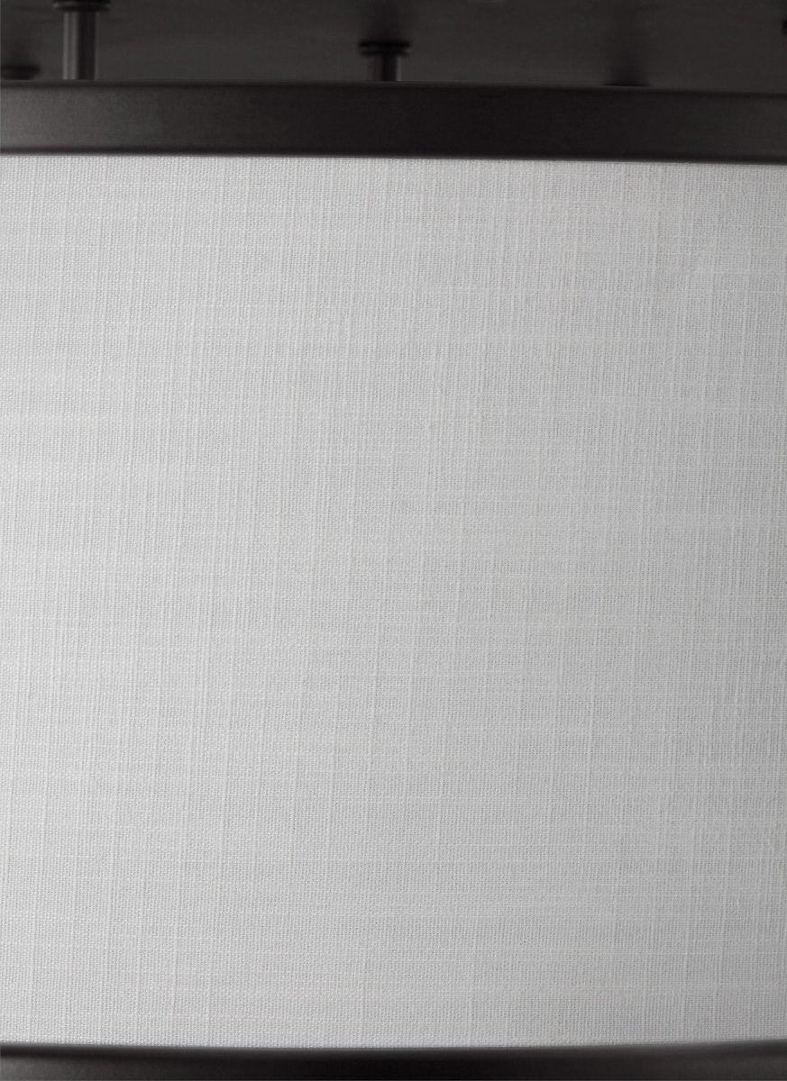Semi-plafonnier Lennon - Nickel satiné 30 1/4" by Visual Comfort Studio | Luminaires & cie