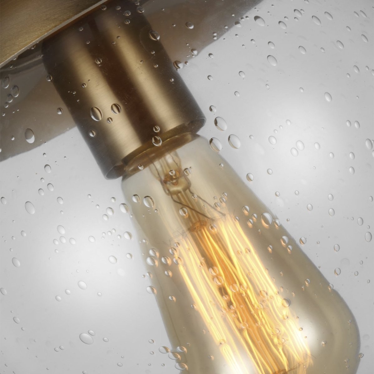 Semi-plafonnier Leo - Hanging Globe - Aluminium satiné Blanc mat by Visual Comfort Studio | Luminaires & cie