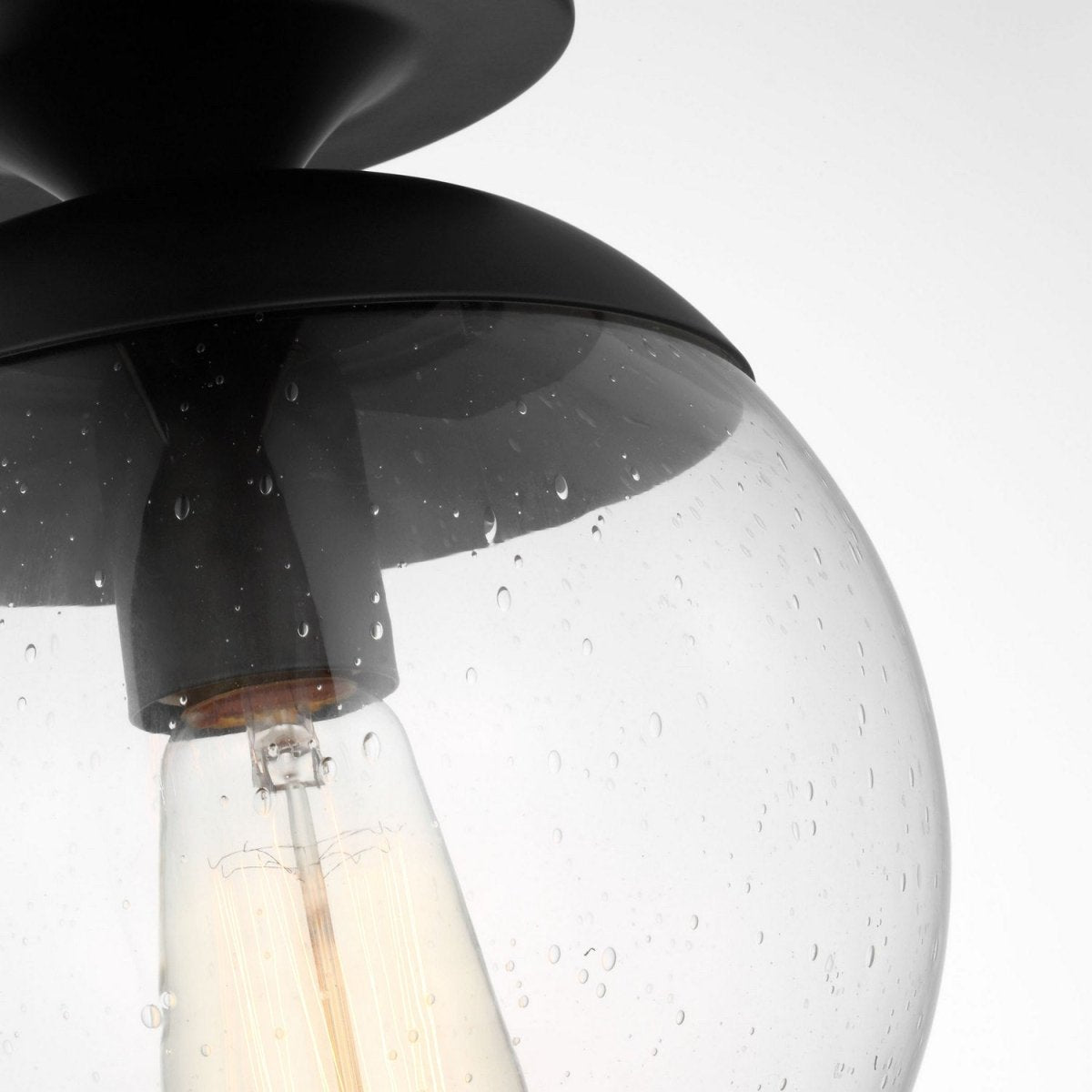 Semi-plafonnier Leo - Hanging Globe - Aluminium satiné Blanc mat by Visual Comfort Studio | Luminaires & cie