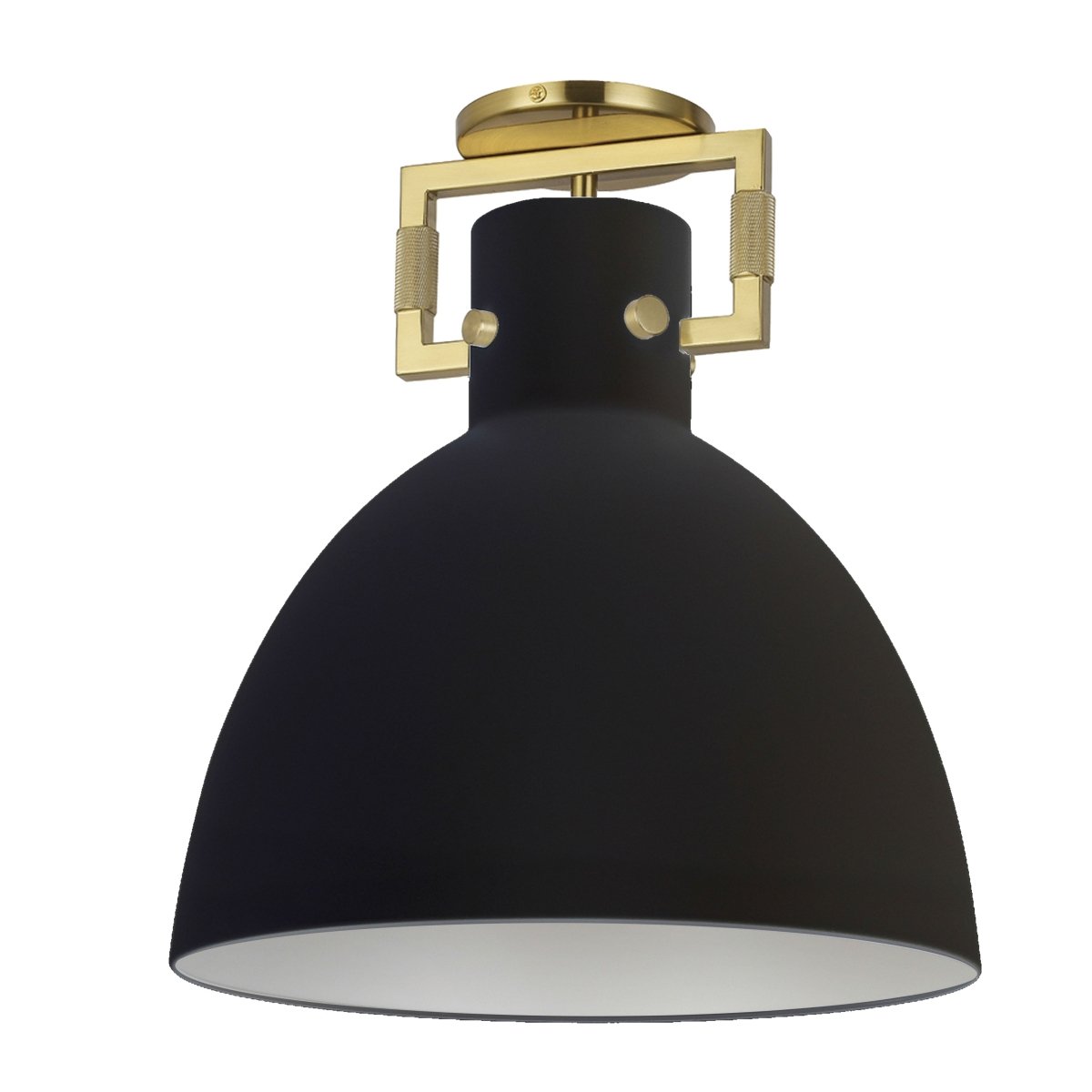 Semi - plafonnier Liberty - Laiton vieilli Noit mat by Dainolite | Luminaires & cie