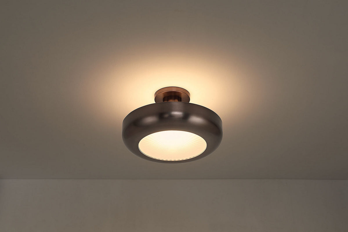 Semi-plafonnier Macey Bronze Harlow, 16" – vue 5