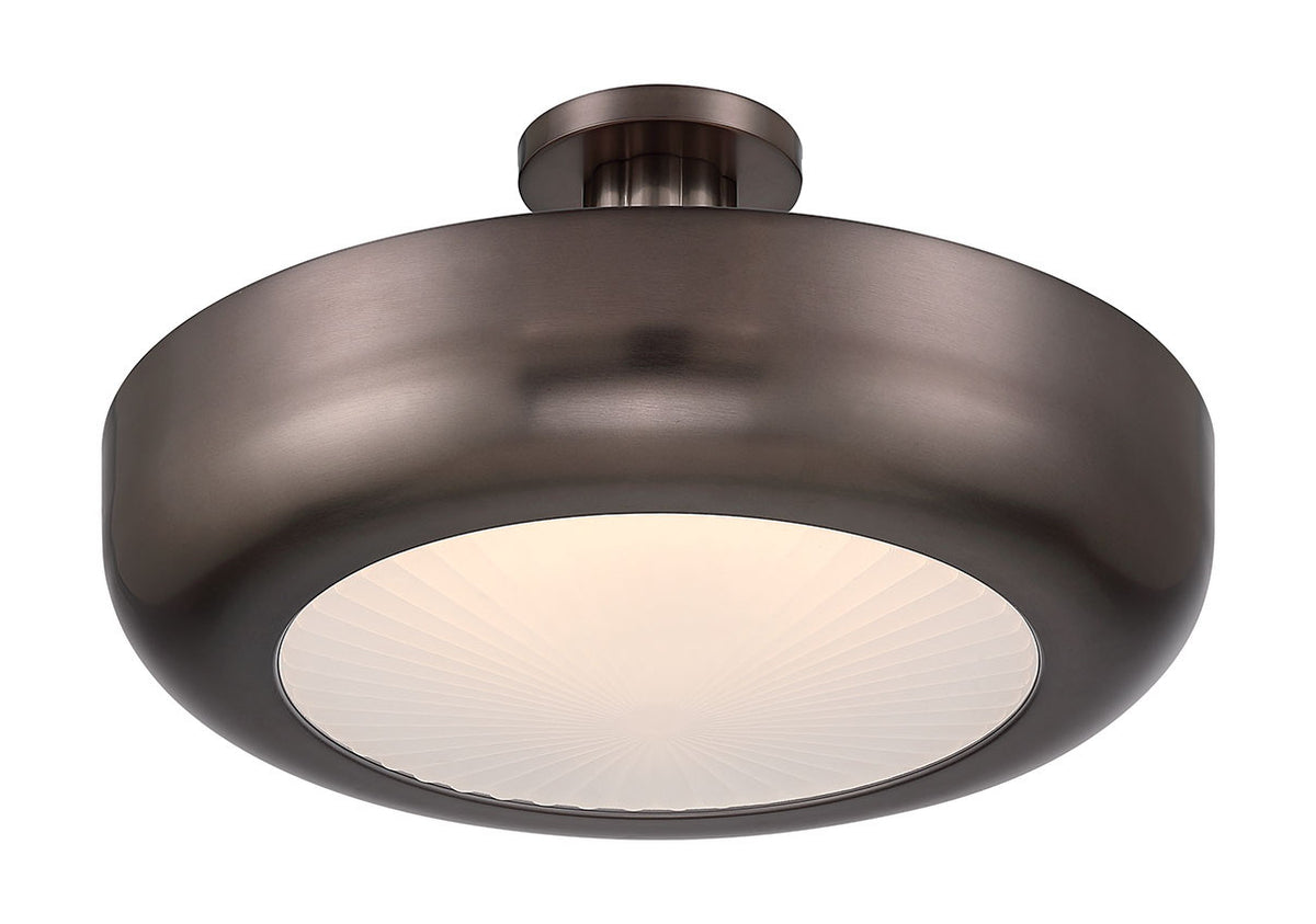 Semi-plafonnier Macey Bronze Harlow, 22 1/4" – vue 3