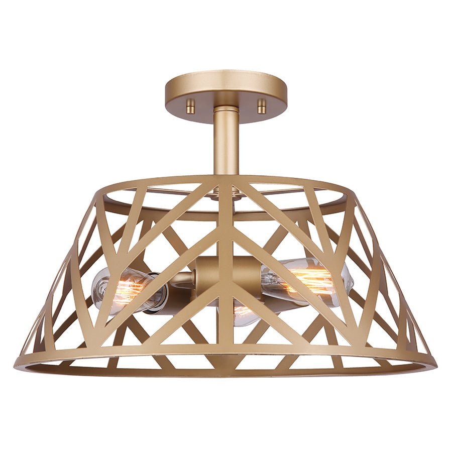 Semi - plafonnier Maud - Or by Canarm | Luminaires & cie