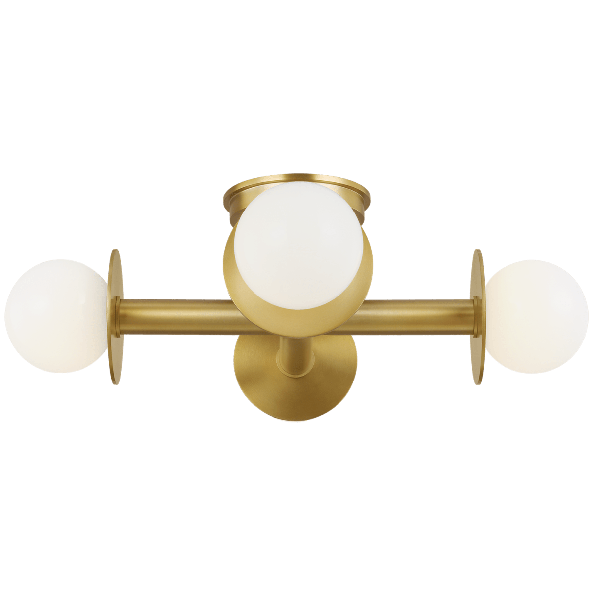 Semi - plafonnier Nodes - Laiton brûlé by Visual Comfort Studio | Luminaires & cie