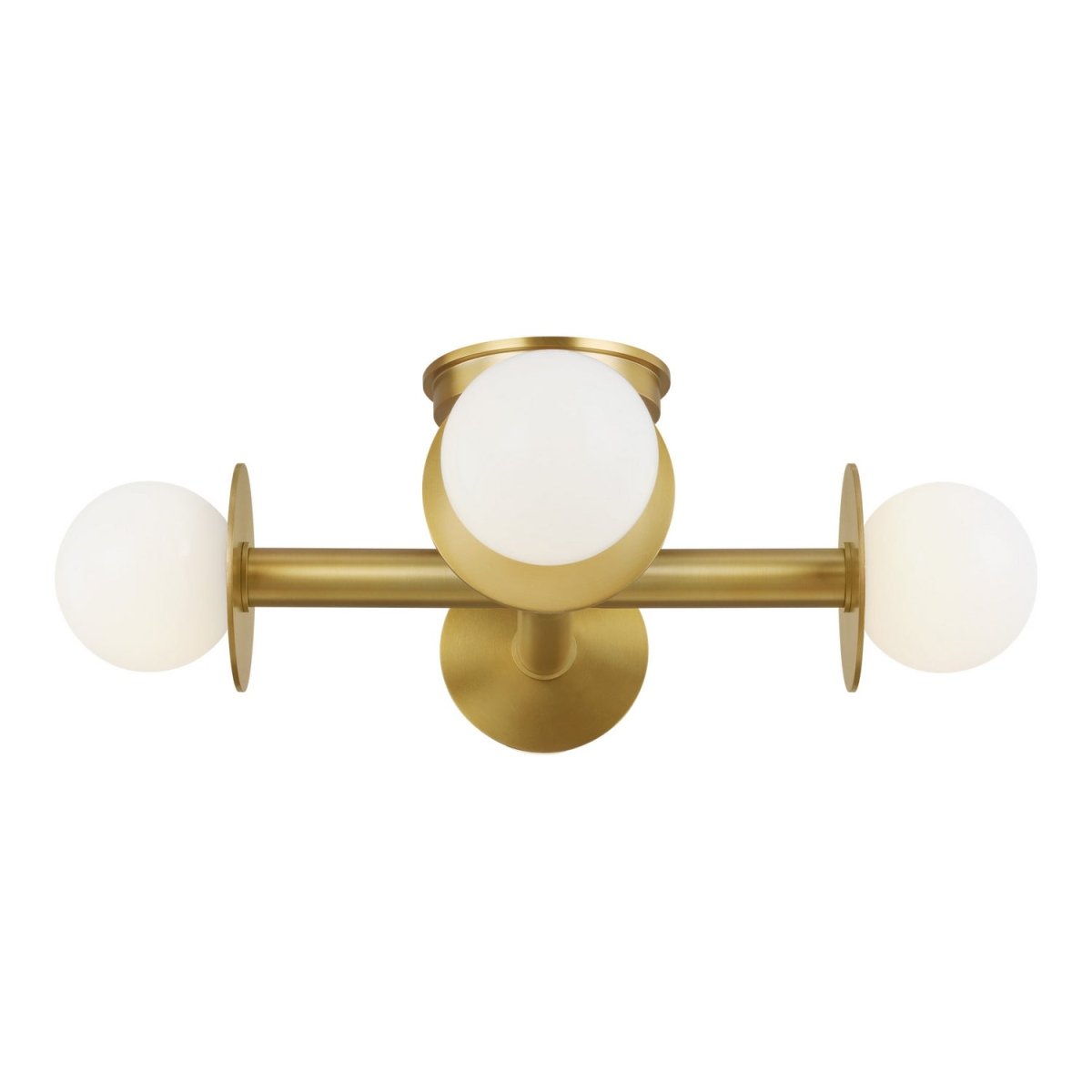 Semi-plafonnier Nodes - Blanc mat by Visual Comfort Studio | Luminaires & cie