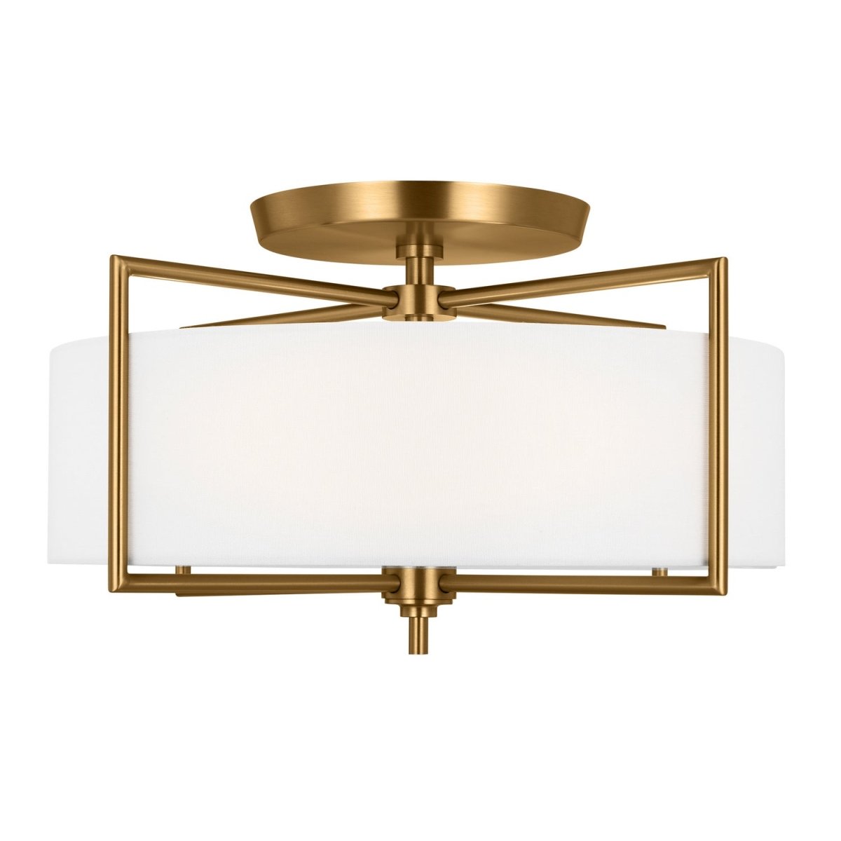 Semi-plafonnier Perno - Laiton bruni 20" by Visual Comfort Studio | Luminaires & cie