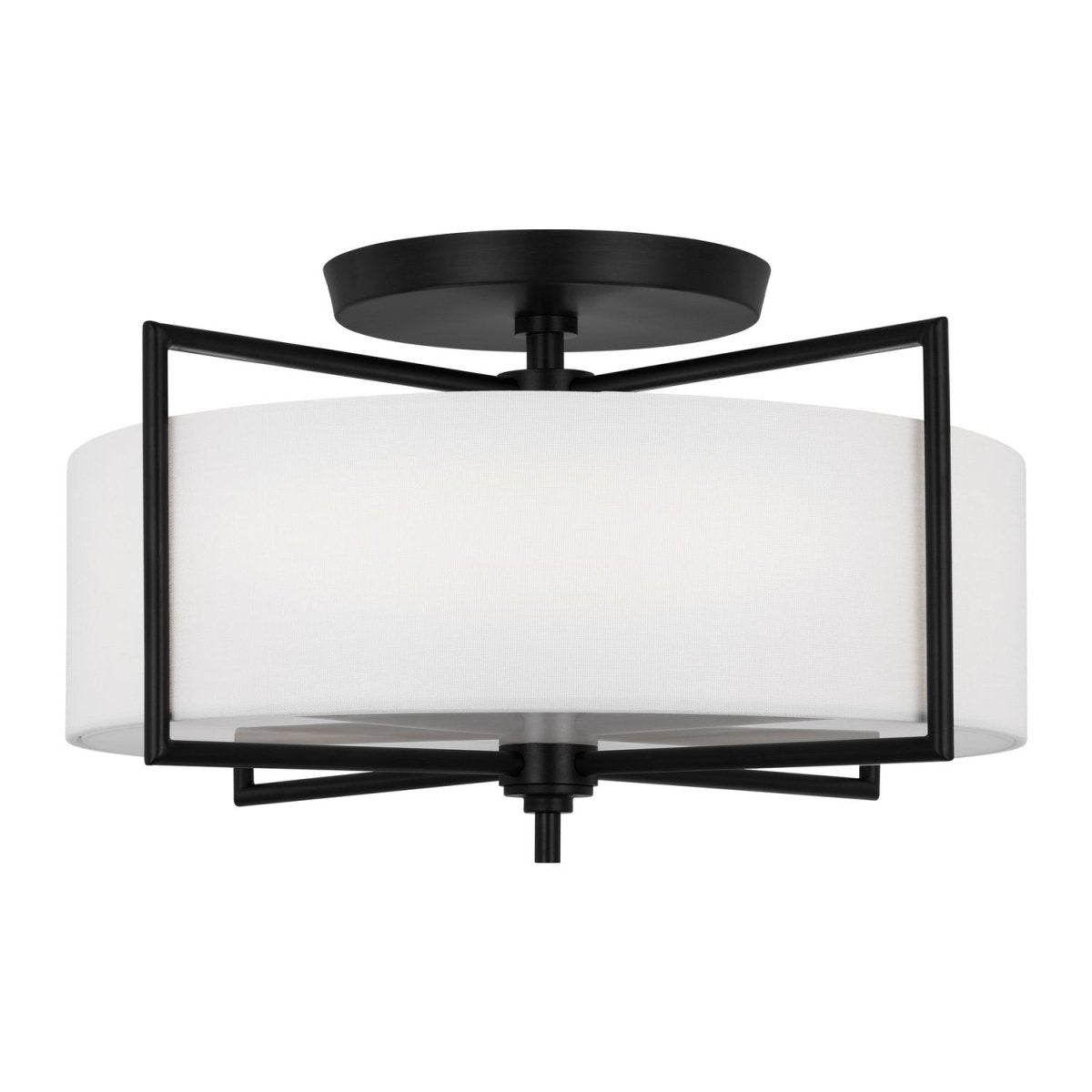 Semi-plafonnier Perno - Laiton bruni 15" by Visual Comfort Studio | Luminaires & cie