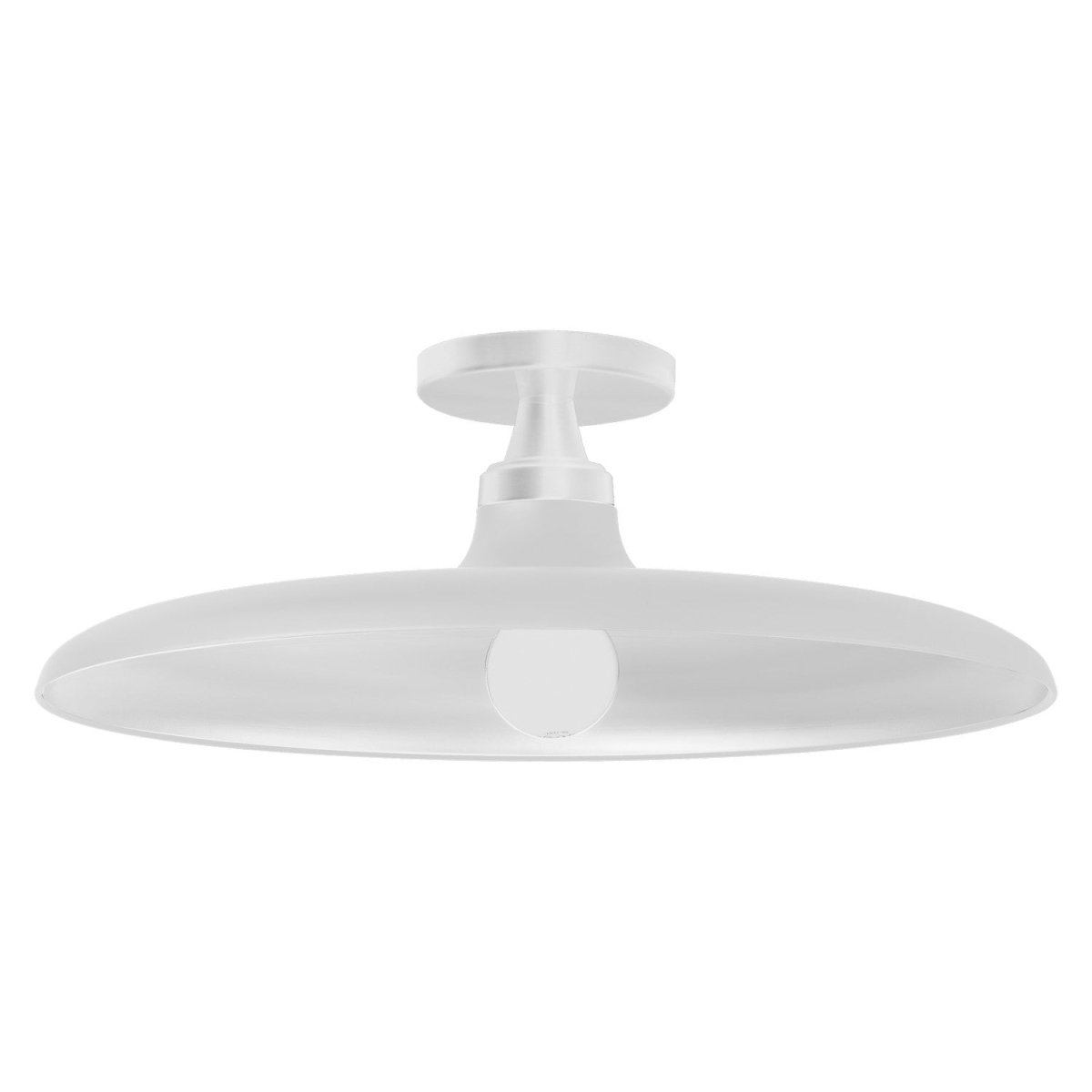 Semi-plafonnier Quentin - 18" Blanc mat by Dainolite | Luminaires & cie