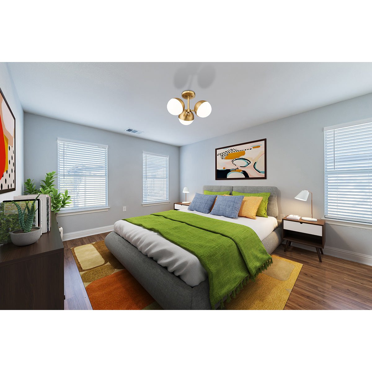 Semi-plafonnier Realm Sphere