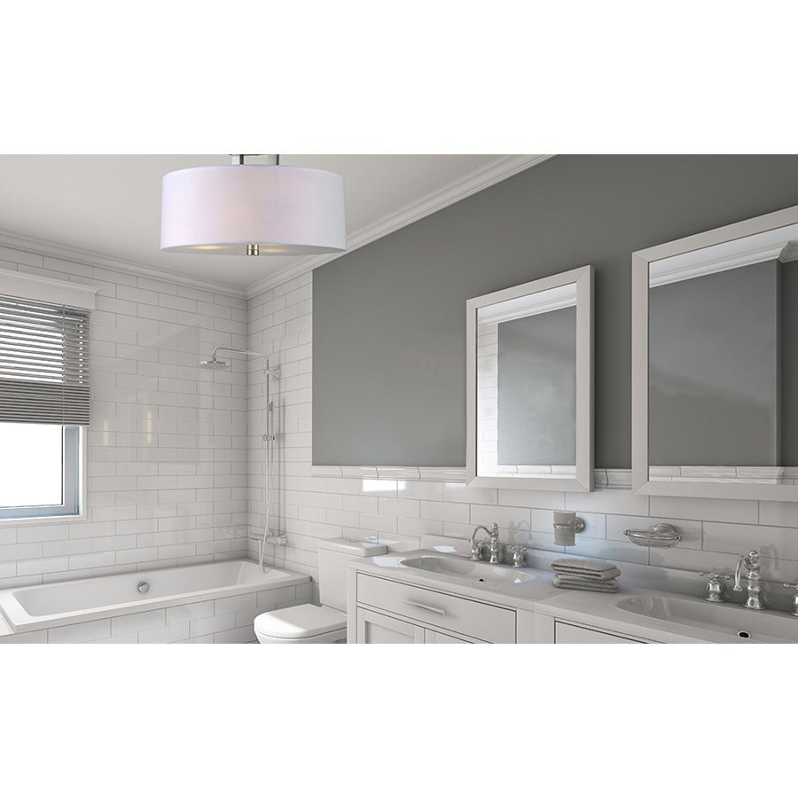 Semi - plafonnier River - Bronze frotté d'huile by Canarm | Luminaires & cie