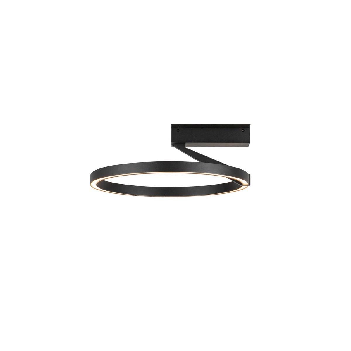 Semi-plafonnier Roda Noir, 15 3/4" – vue 2