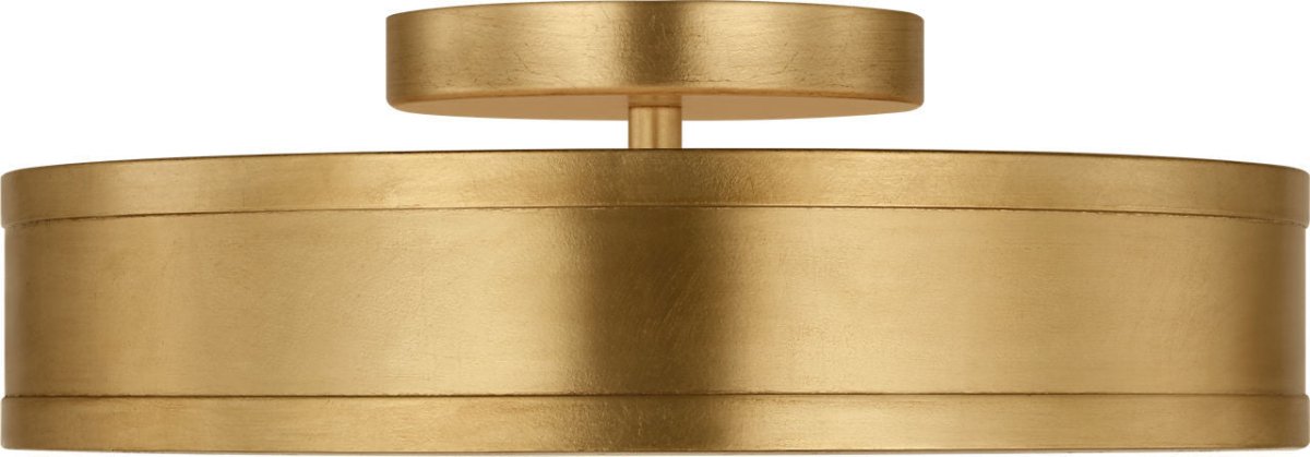 Semi-plafonnier rond Dupont - Doré 12" by Visual Comfort Studio | Luminaires & cie
