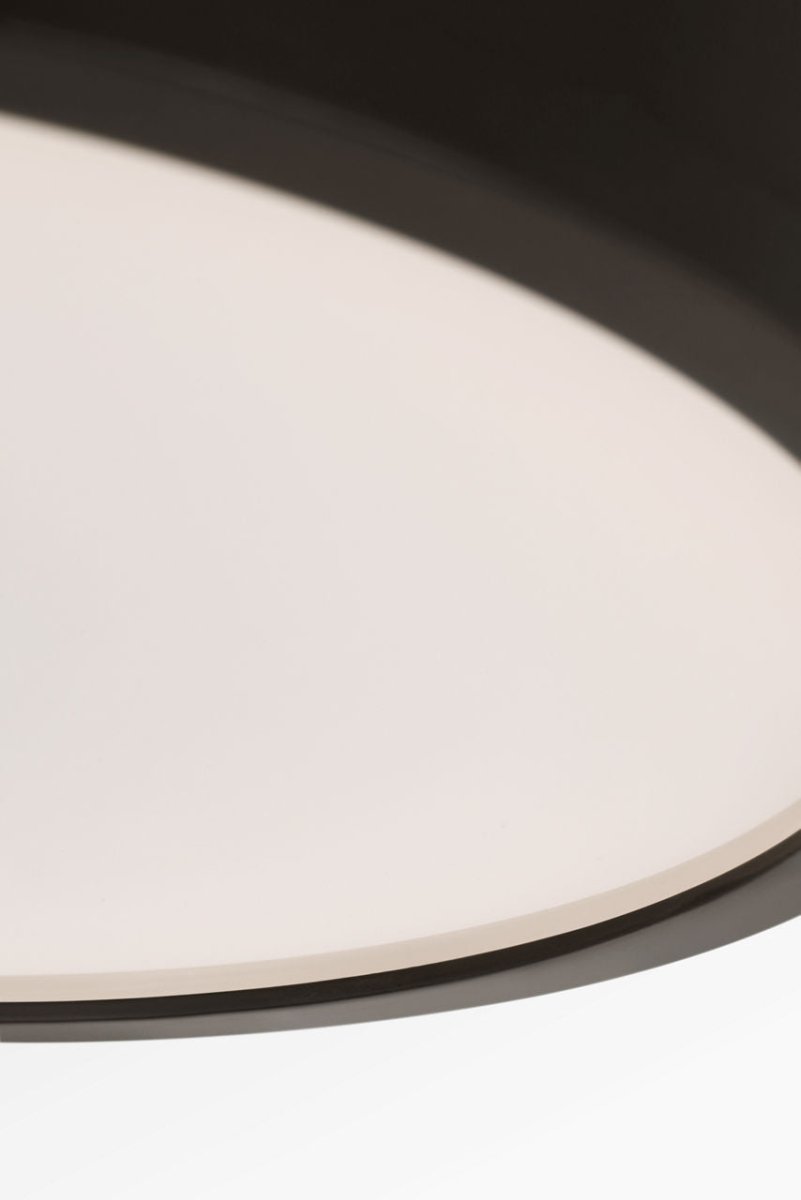 Semi-plafonnier rond Dupont - Nickel poli 12" by Visual Comfort Studio | Luminaires & cie