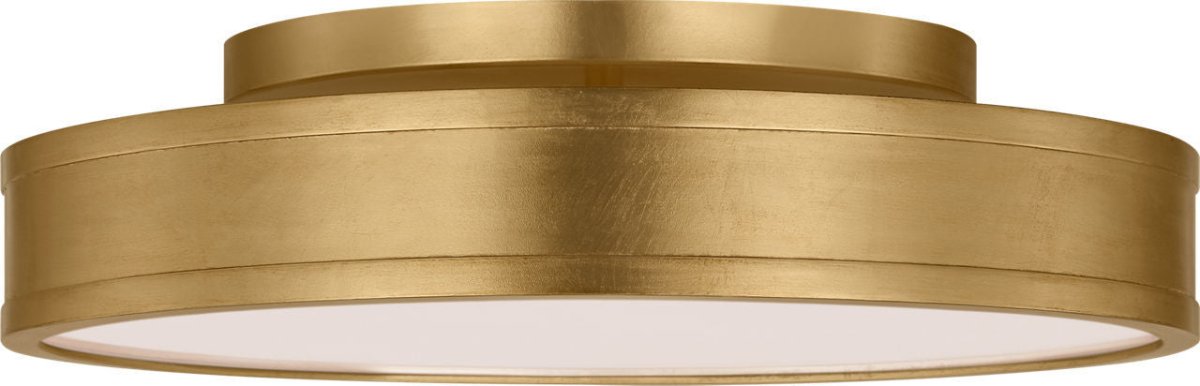 Semi-plafonnier rond Dupont - Nickel poli 12" by Visual Comfort Studio | Luminaires & cie