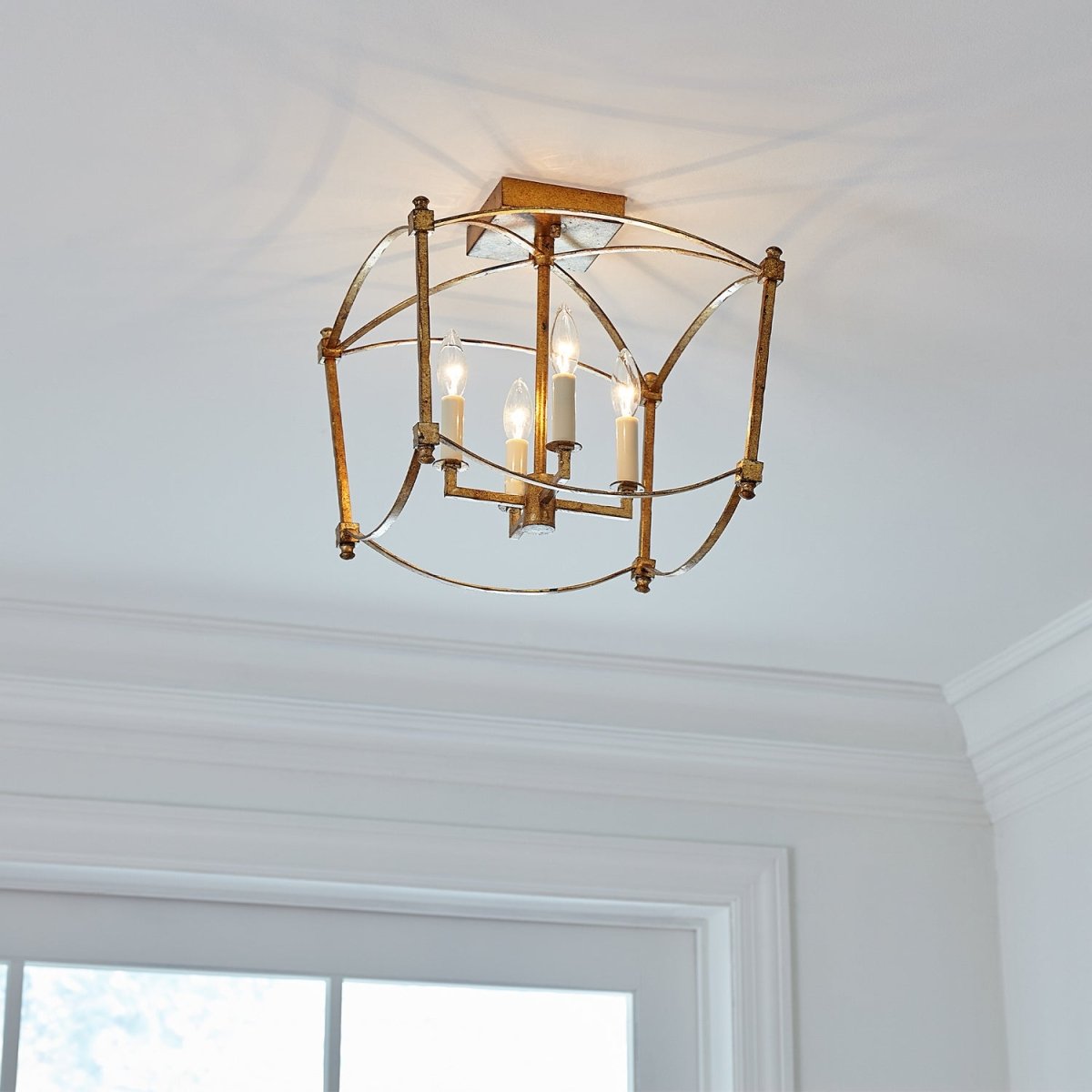 Semi-plafonnier Thayer - Acier Smith by Visual Comfort Studio | Luminaires & cie