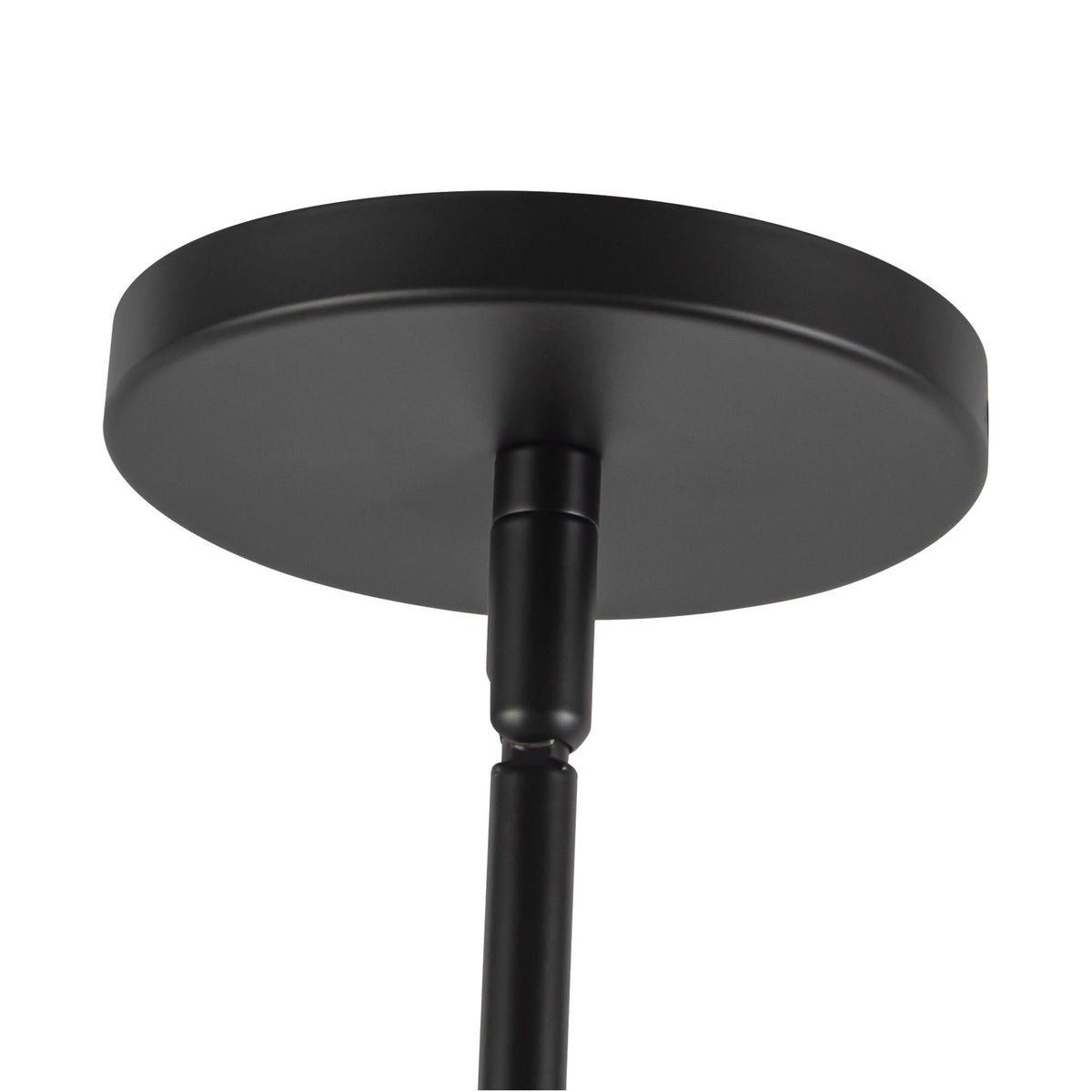 Suspension 6" Umbra Noir / Verre opale – vue 5