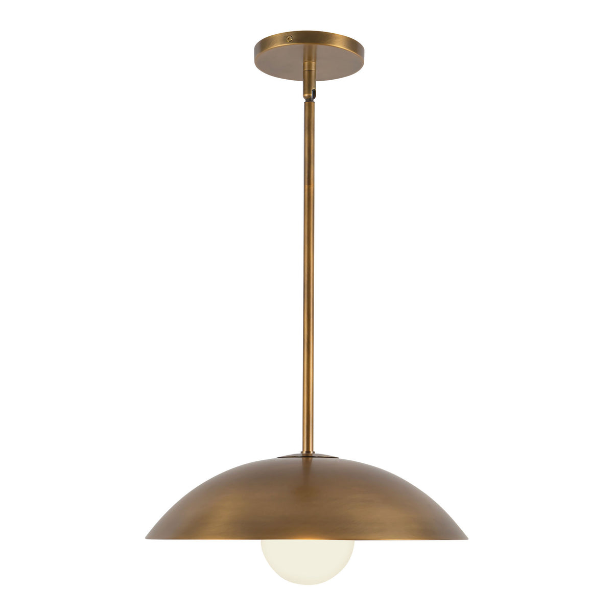 Suspension 6" Umbra Laiton vieilli / Verre opale – vue 3