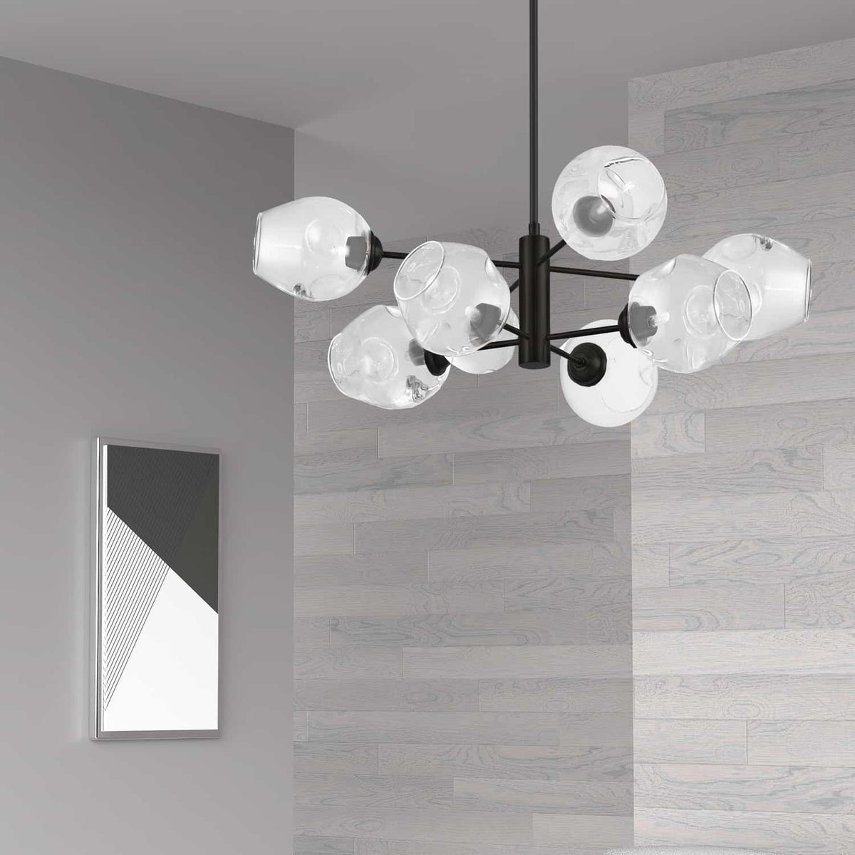 Lustre Abii Noir / Noir mat – vue 2