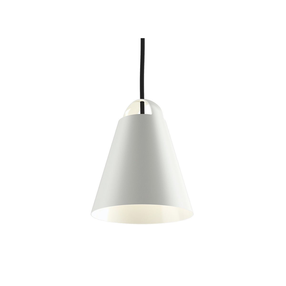 Suspension Above - Blanc 6.9" 1x Medium E26 by Louis Poulsen | Luminaires & cie