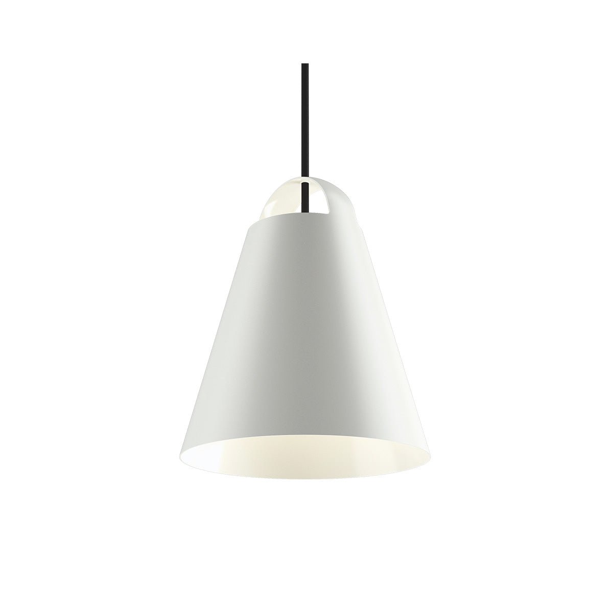 Suspension Above - Blanc 9.8" 1x Medium E26 by Louis Poulsen | Luminaires & cie