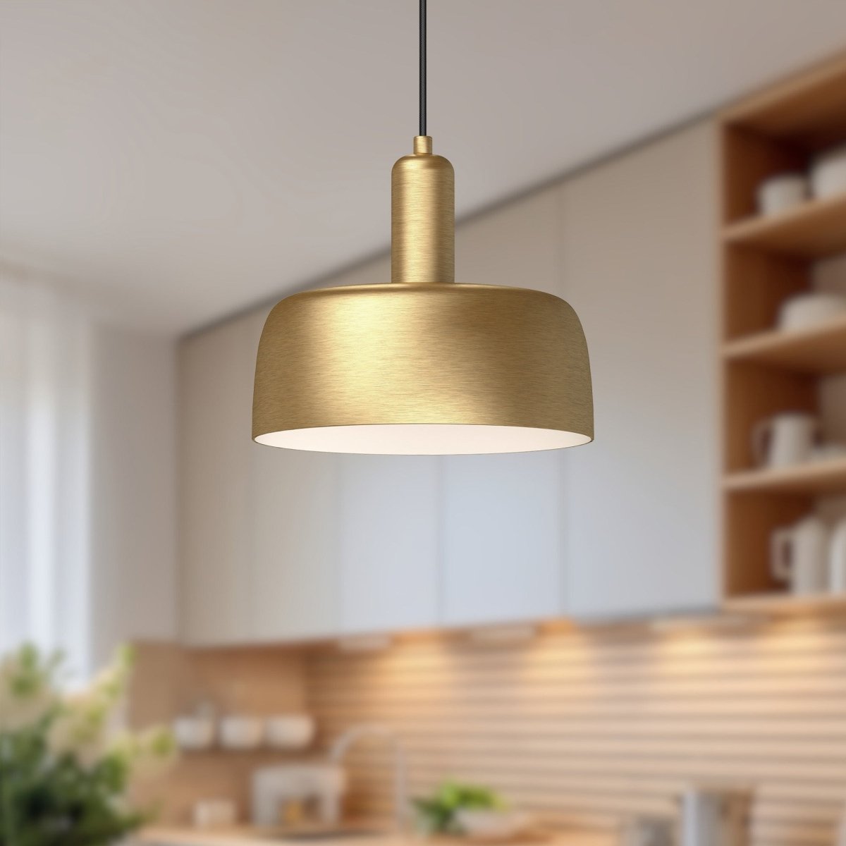 Suspension Adriano - Or brossé by Alora Lighting | Luminaires & cie