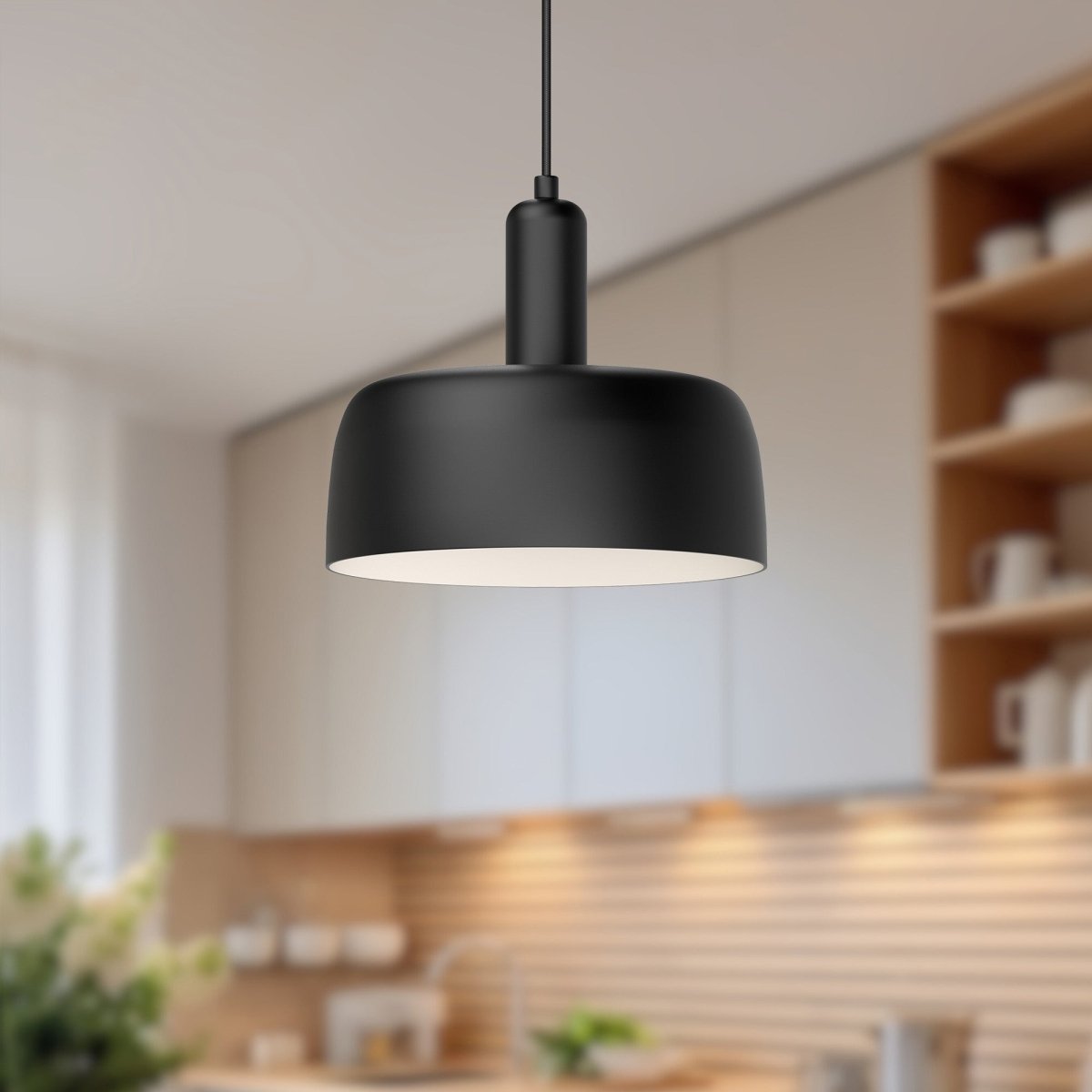 Suspension Adriano - Noir mat by Alora Lighting | Luminaires & cie
