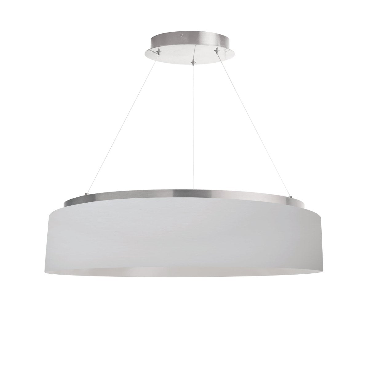Suspension AJ Circulo - Argent Blanc by Dainolite | Luminaires & cie