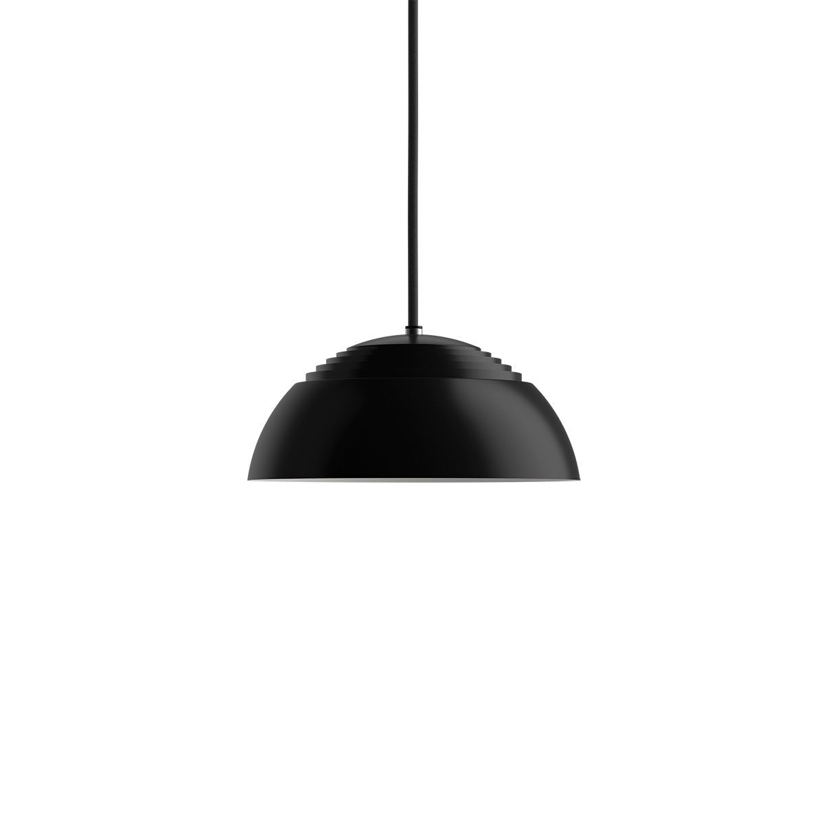 Suspension AJ - 19.7" 3000K (Blanc Doux) Blanc by Louis Poulsen | Luminaires & cie