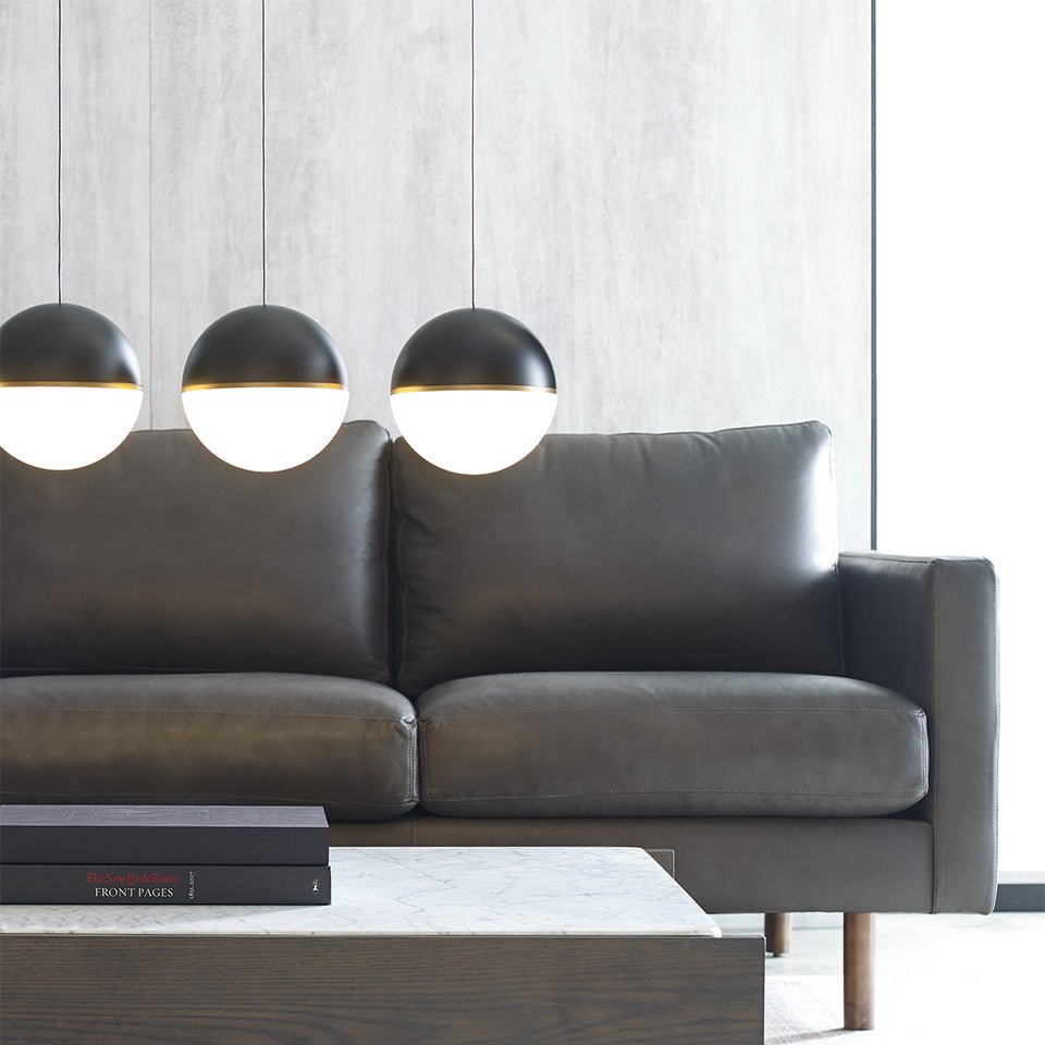 Suspension Akova - Noir mat/laiton vieilli Non by Tech Lighting | Luminaires & cie